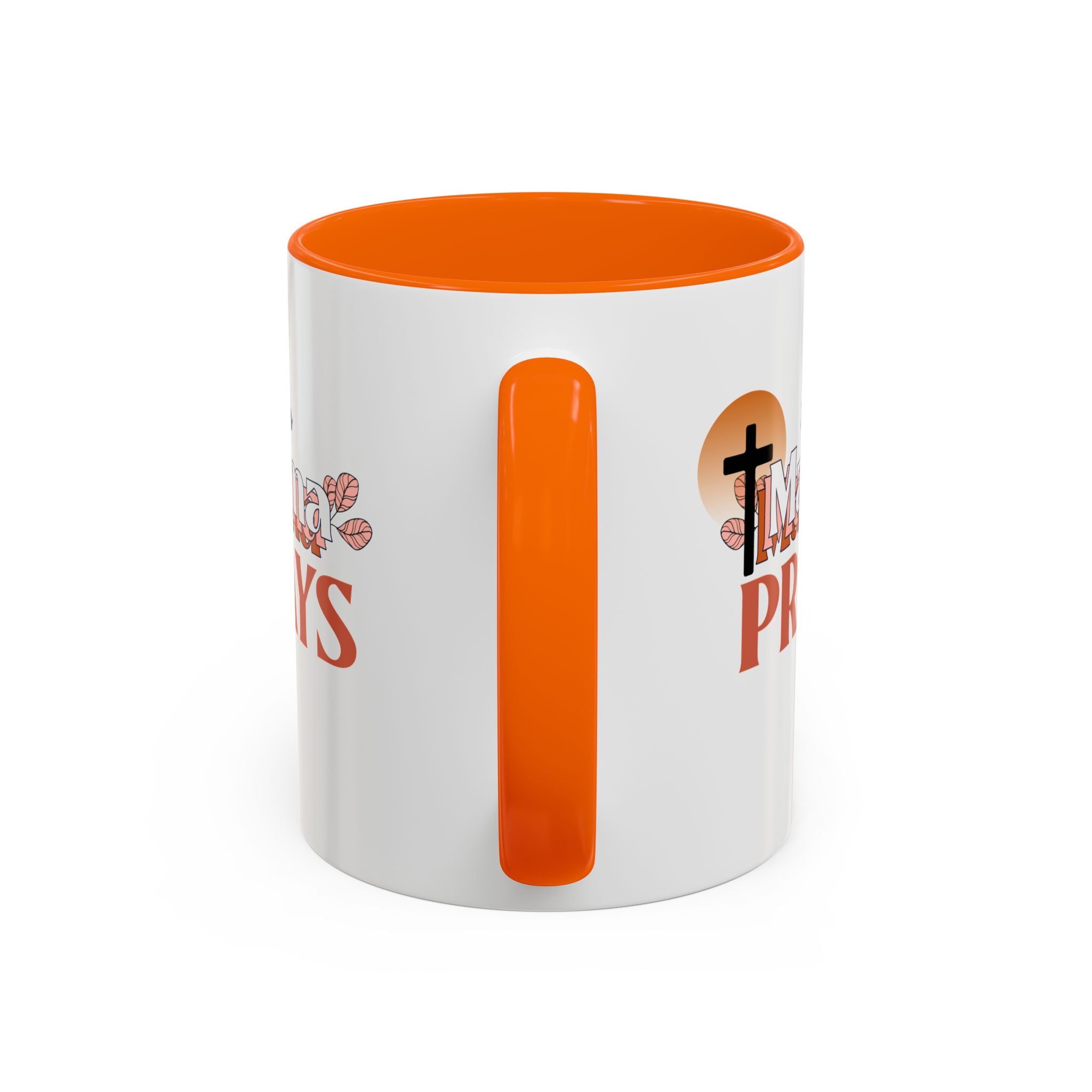 Faith-Inspired Accent Coffee Mug - Meaningful Gift for Moms, Christian Decor, Daily Inspiration, Family Gatherings, Religious Occasions