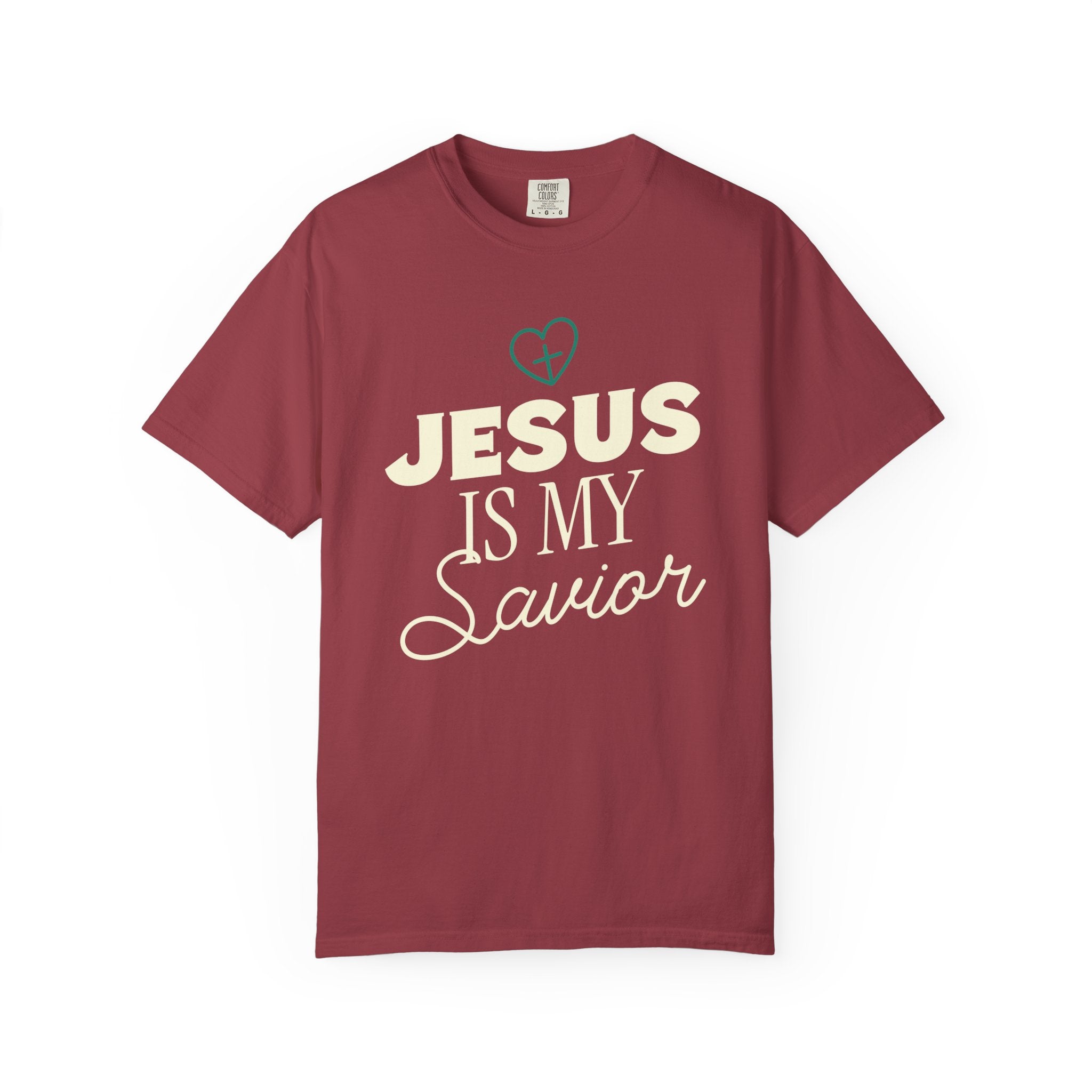 “Jesus Is My Savior” Tee - Unisex comfort t-shirt - Perfect for gifts, church, couples, birthday party.