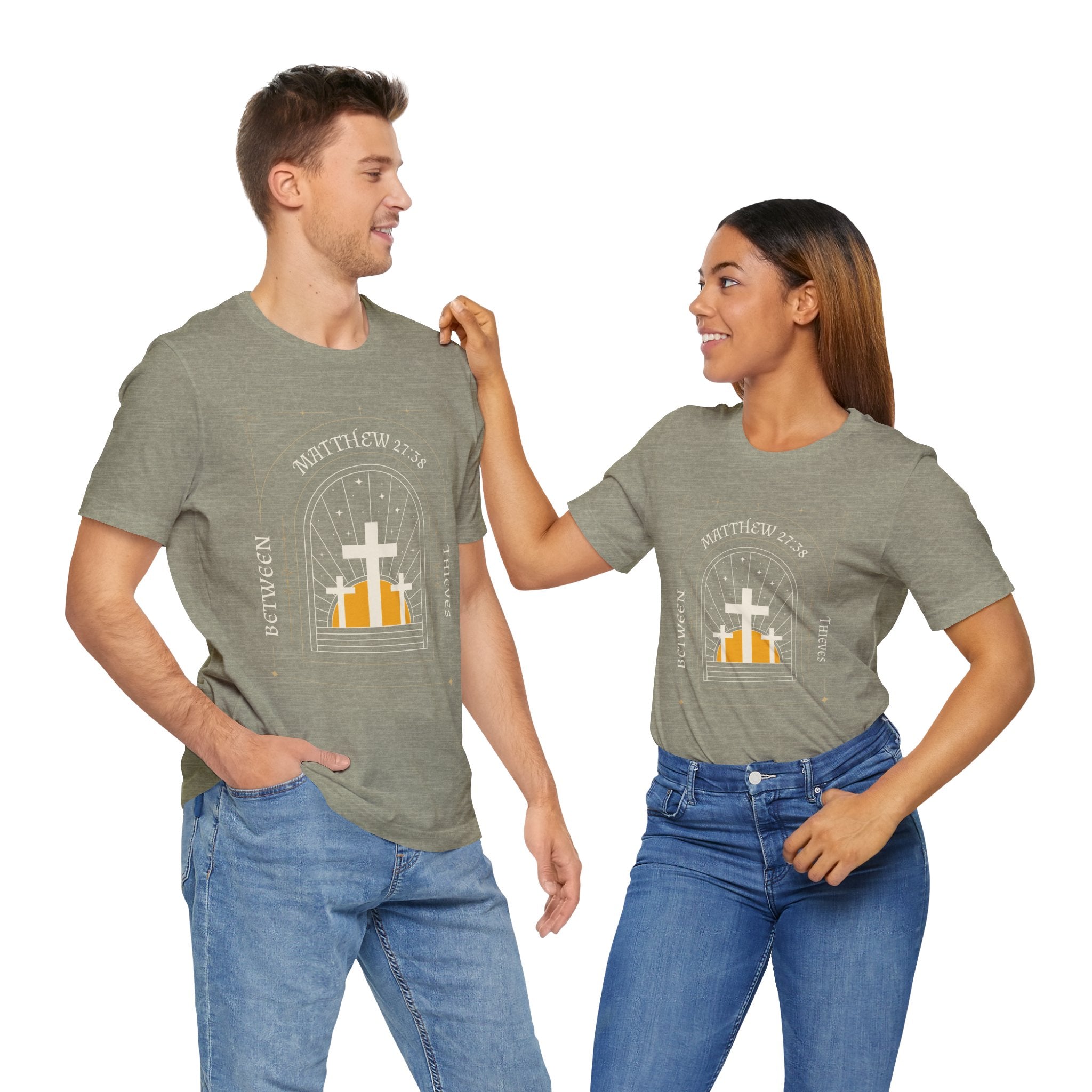 Faith-Inspired Unisex Tee, Spiritual T-Shirt, Casual Faith Apparel, Comfortable Everyday Wear, Perfect Gift for Believers
