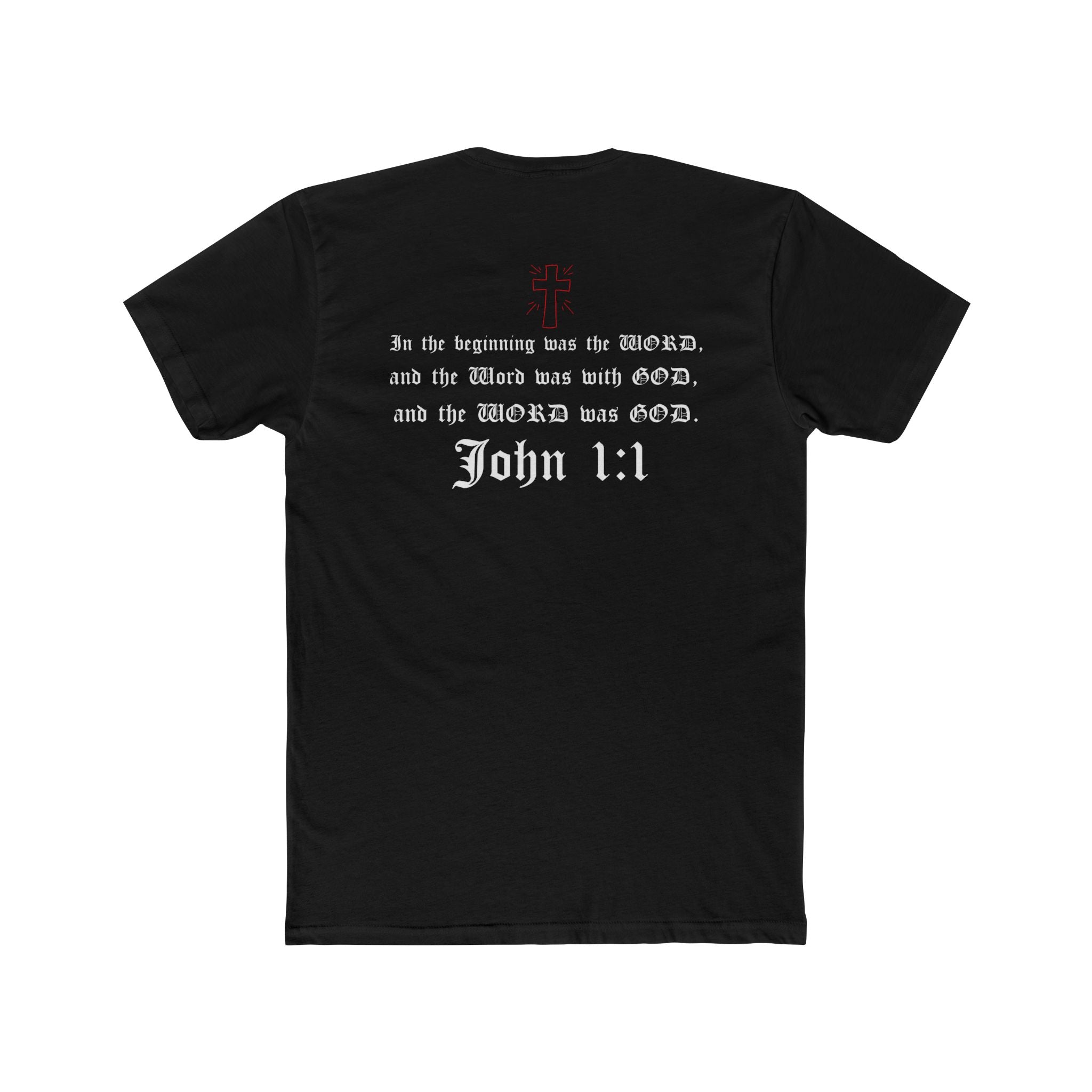 Unisex Faith-Inspired Cotton Crew Tee, Bible Verse Tee, Christian T-Shirt, Inspirational Apparel, Gift for Believers