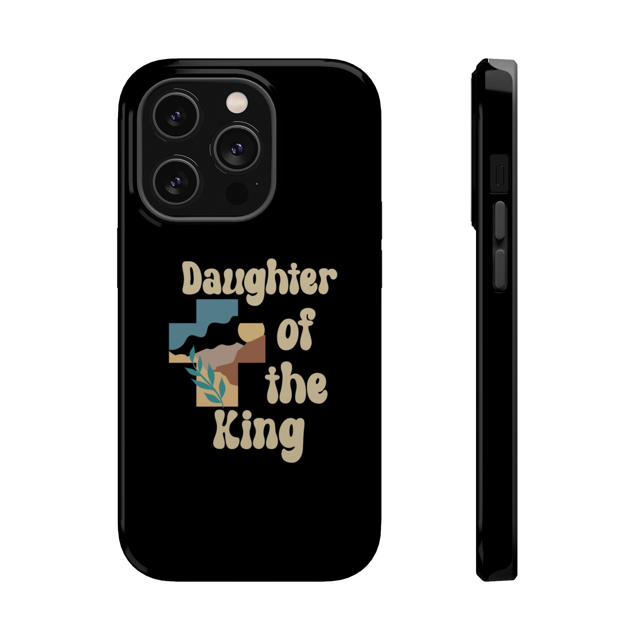Daughter of the King - Magnetic Phone Case Christian theme - Perfect Gift for Friends, Unique Phone Accessories, Trendy Cases for Her, Personalized Mobile Covers, [...]