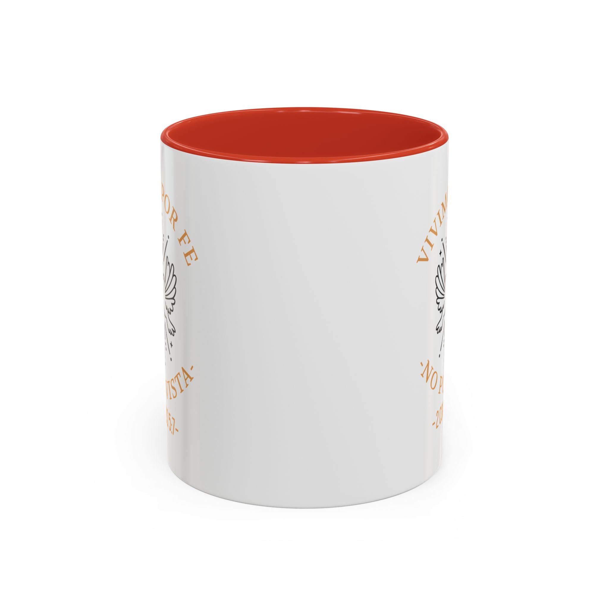 Coffee Mug Cristianos -  "Vivimos por Fe no por Vista" Taza de Cafe Fe Religiosa 11oz/15oz