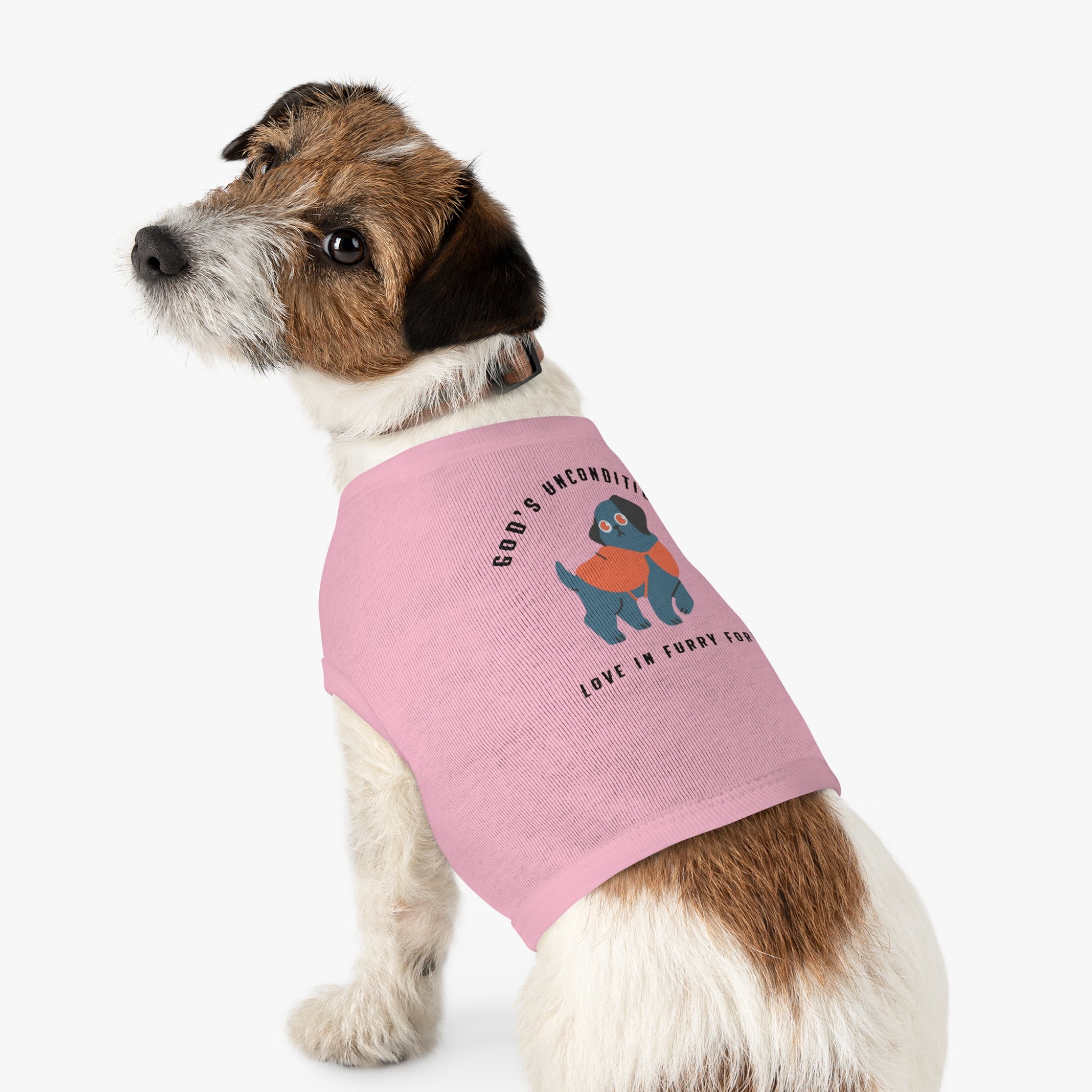 Stylish Pet Tank Top | God's Unconditional Love in Furry Form | Cute Dog Apparel for Any Occasion, Dog Lovers, Gift for Pet Owners, [Personalization Available]