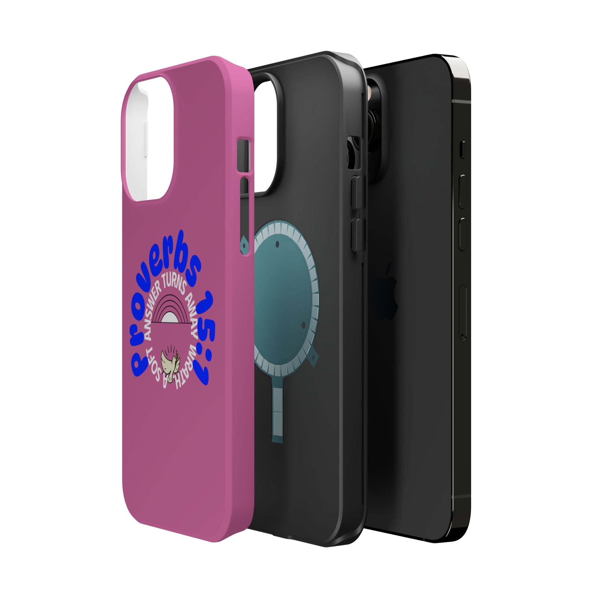 Stylish Magnetic Phone Case Proverbs verse Christian theme - Perfect Gift for Friends, Unique Phone Accessories, Trendy Cases for Her, Personalized Mobile Covers, [...]