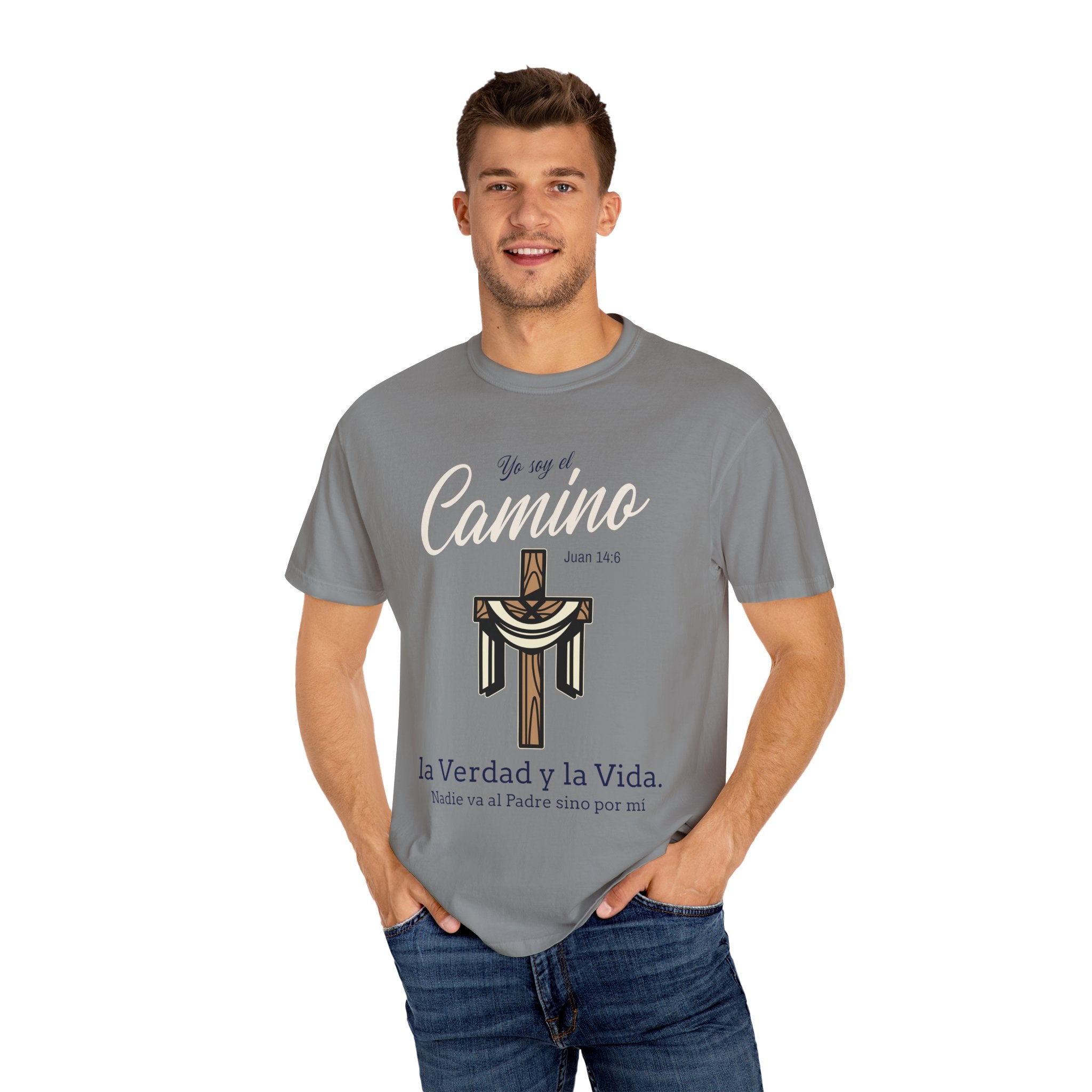 Unisex T-shirt Spanish Religious Quote Juan 14:6 - Yo soy el Camino Y La Verda.