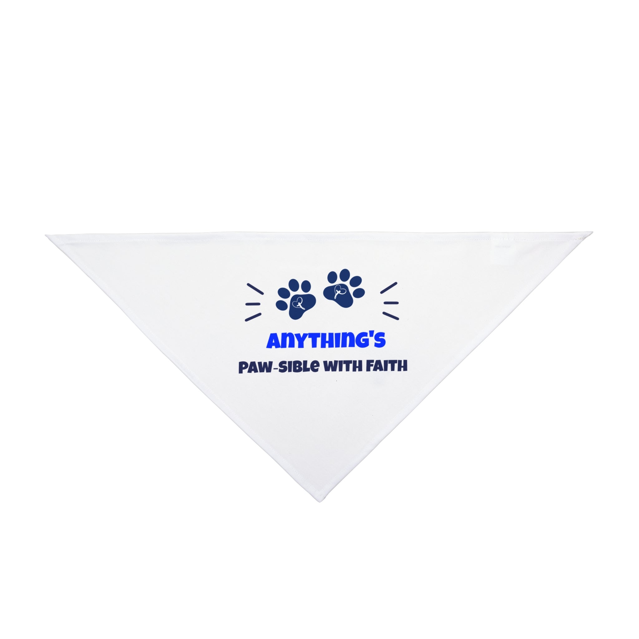 Cute Pet Bandana with Inspirational Quote, Dog Accessories, Adjustable Pet Scarf, Perfect Gift for Pet Lovers, Faith inspired Birthday Dog Gift, Holidays