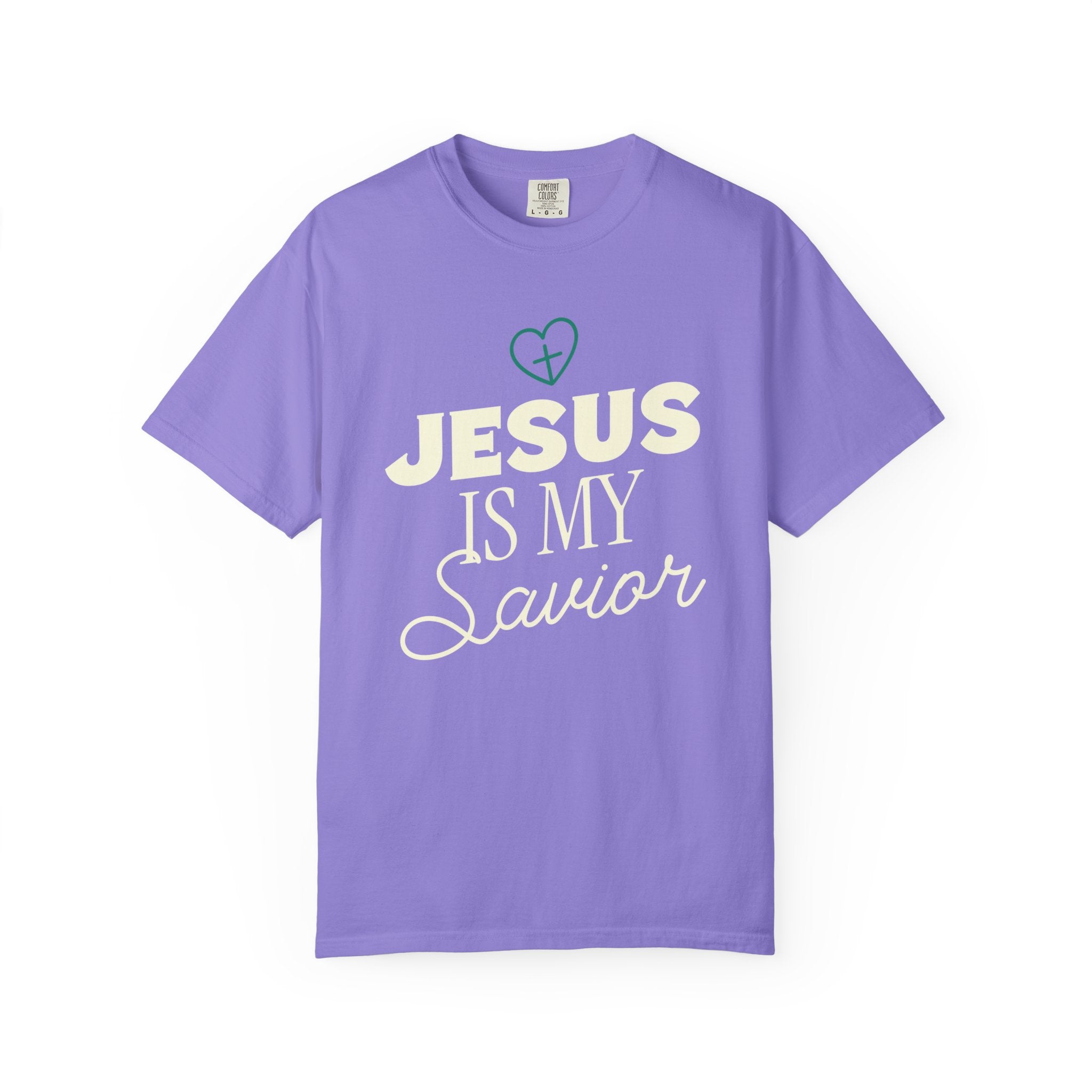 “Jesus Is My Savior” Tee - Unisex comfort t-shirt - Perfect for gifts, church, couples, birthday party.