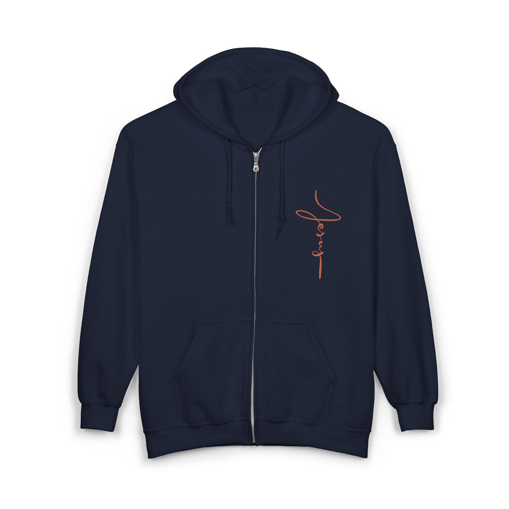 Christian Hoodie - Jesus Got my Back - Unisex Full Zip Sweatshirt, Christian Gift, Faith-Based Fashion