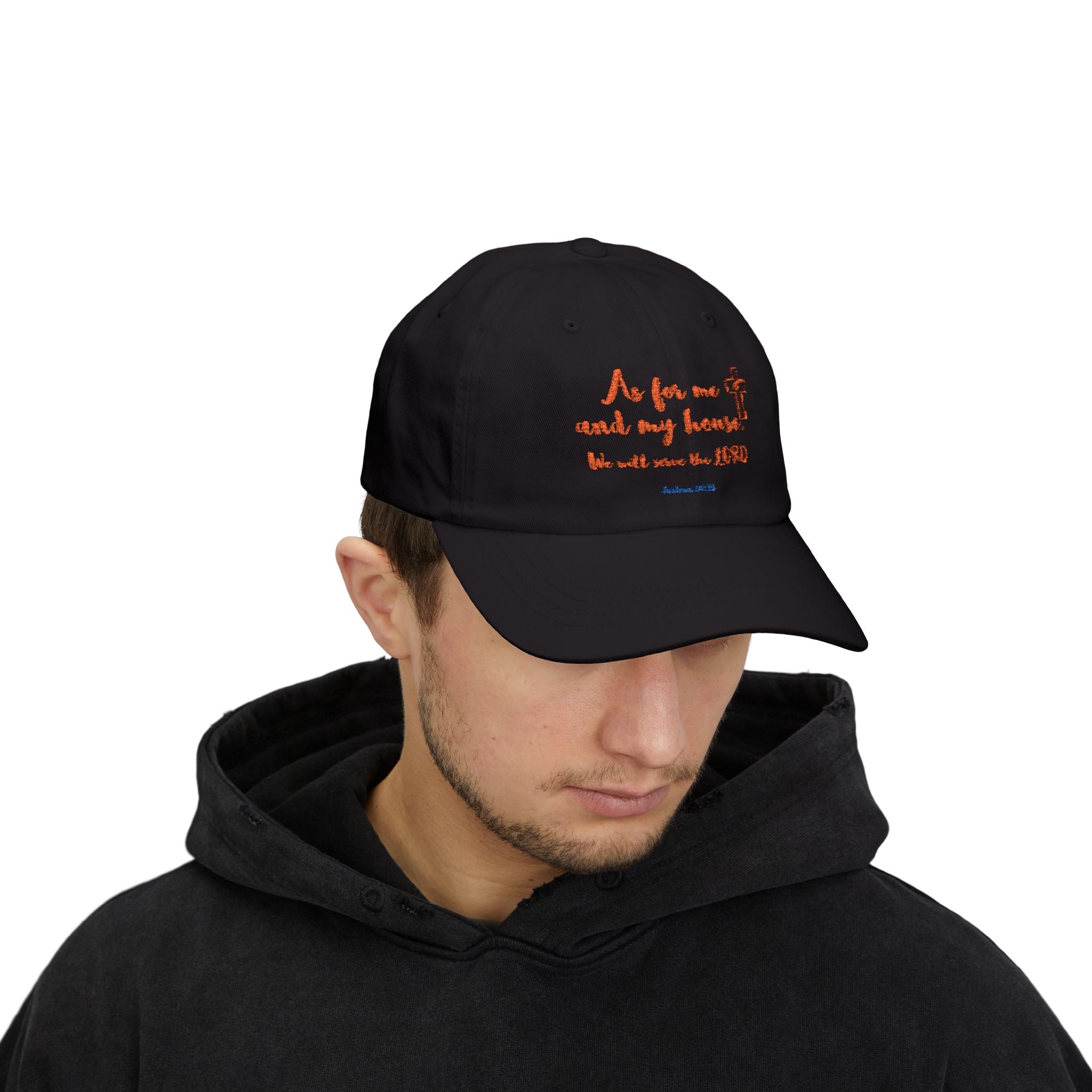 As for Me and My House Cap, Classic Dad Cap with Scripture, Christian Faith Accessories, Gift for Him, Father's Day Cap