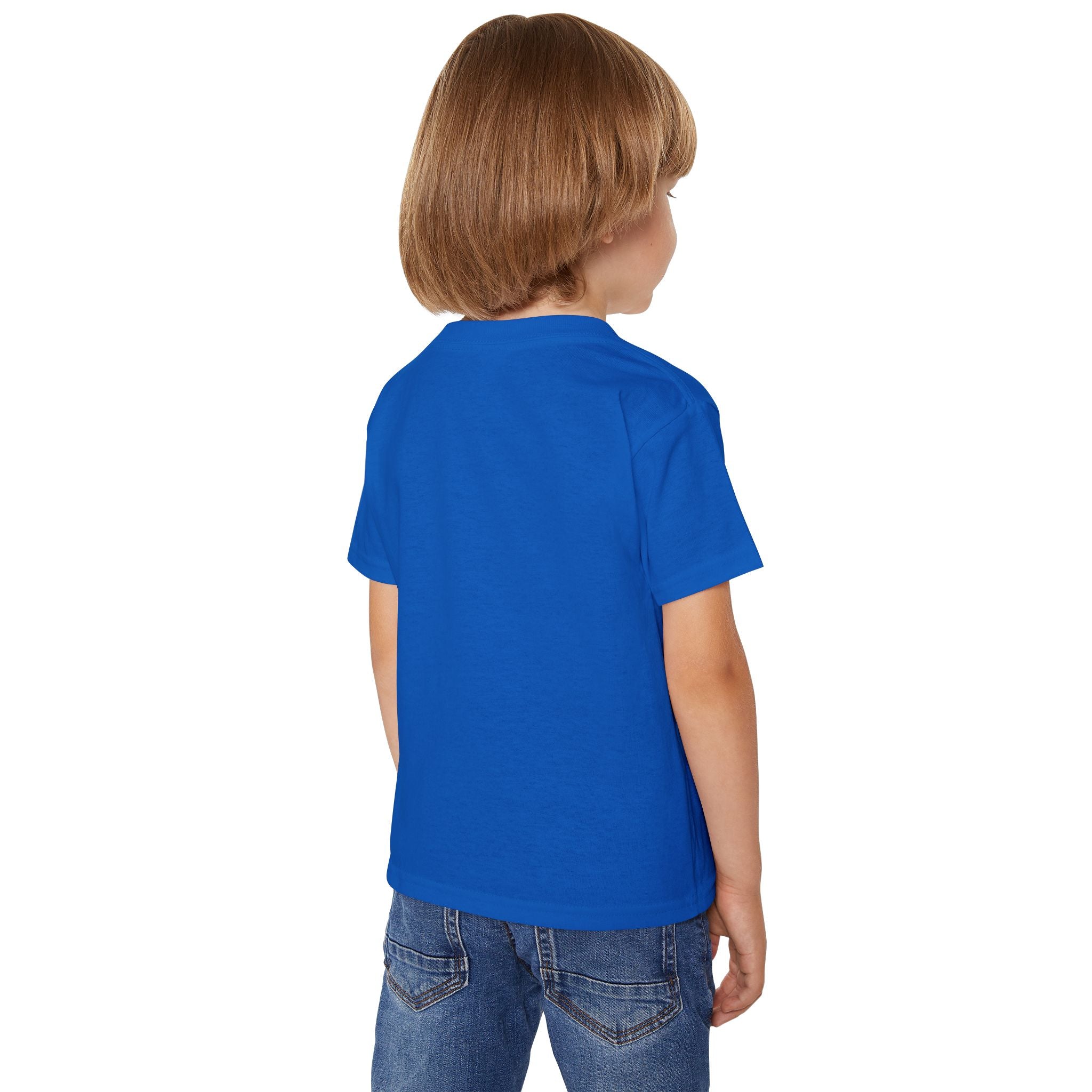 Jesus Blue Toddler T-Shirt with Script Design, Toddler Shirt faith family, Cute Kids Clothing, Birthday Gift, Everyday Wear, Fun Playtime Top
