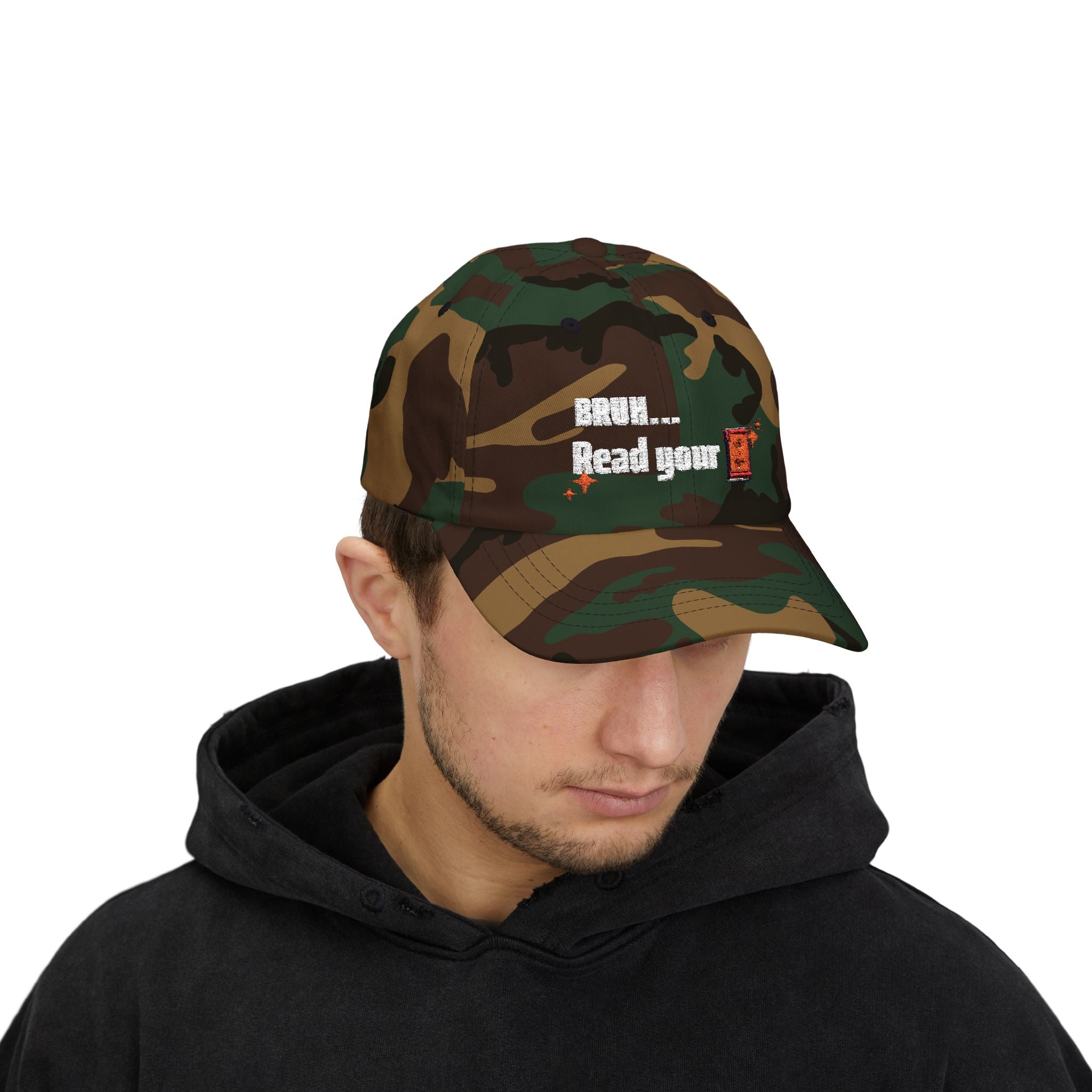 Funny Cap - Bruh, Read your Bible | Casual Hat | Gift for Dads, brothers, friends | Vintage Style Hat | Birthday Gift