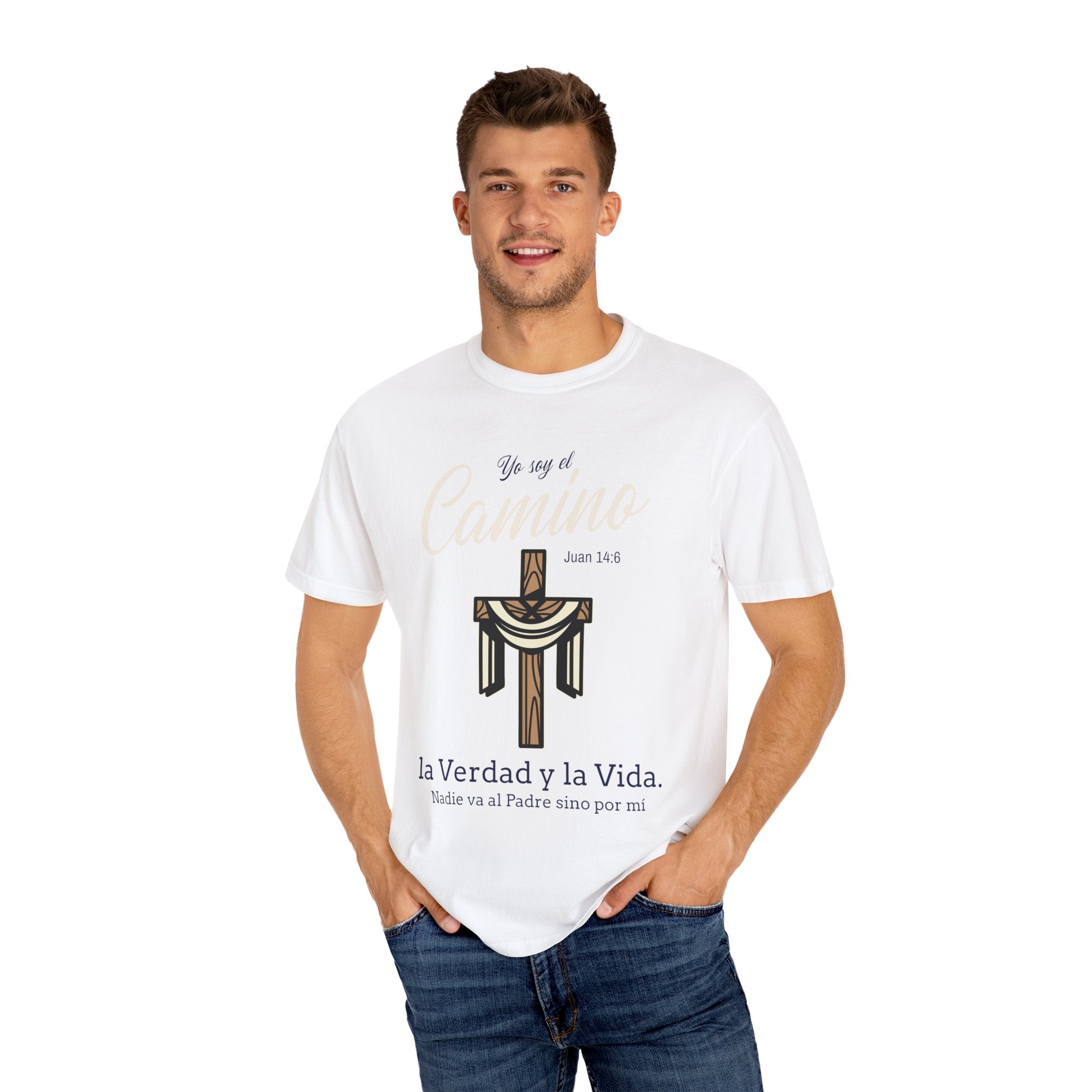 Unisex T-shirt Spanish Religious Quote Juan 14:6 - Yo soy el Camino Y La Verda.