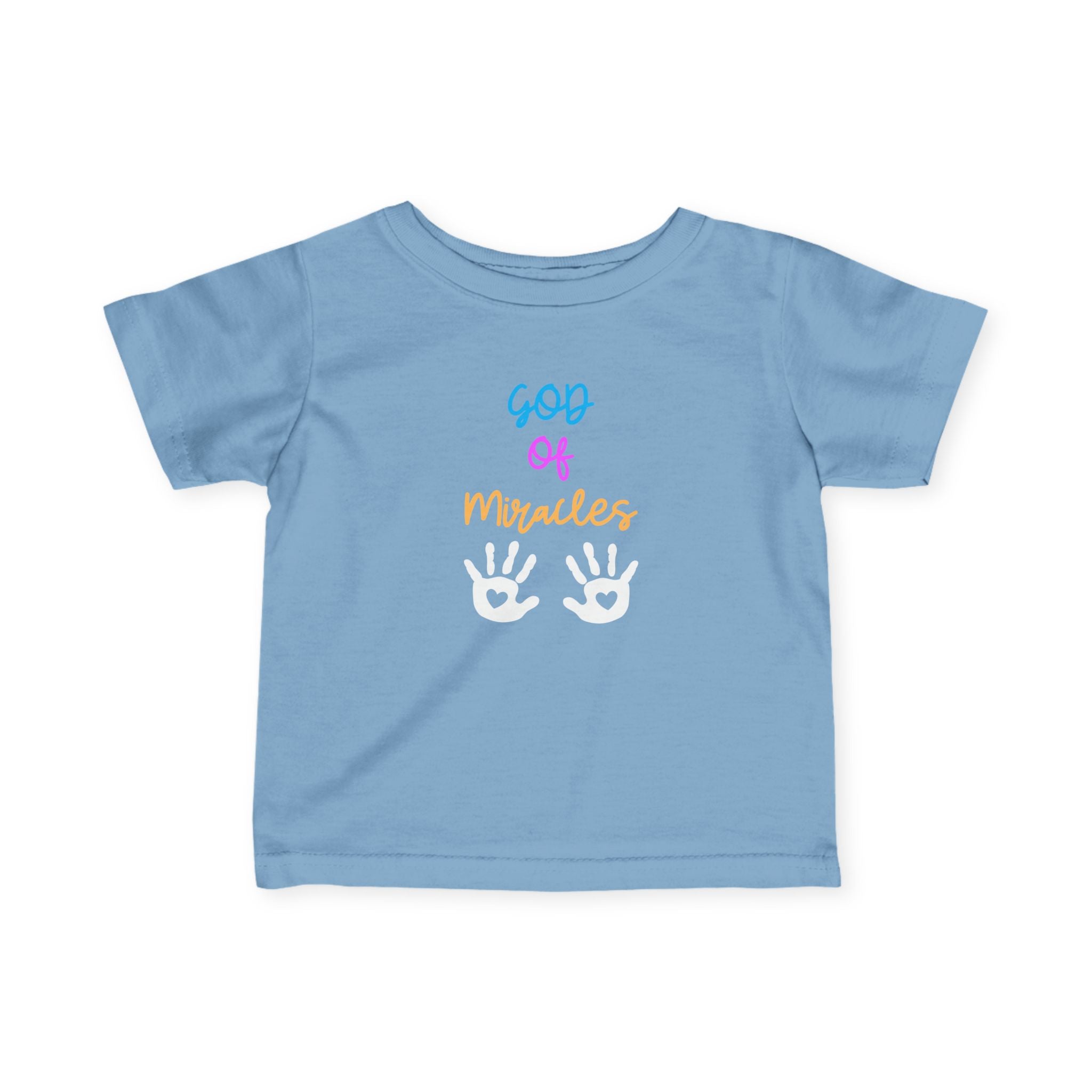 God of Miracles Infant Fine Jersey Tee - God of Miracle - Shirt, Baby Comfort Tee, Cute Toddler Gift, Newborn Apparel, Christian Baby Clothes, Easter Gift