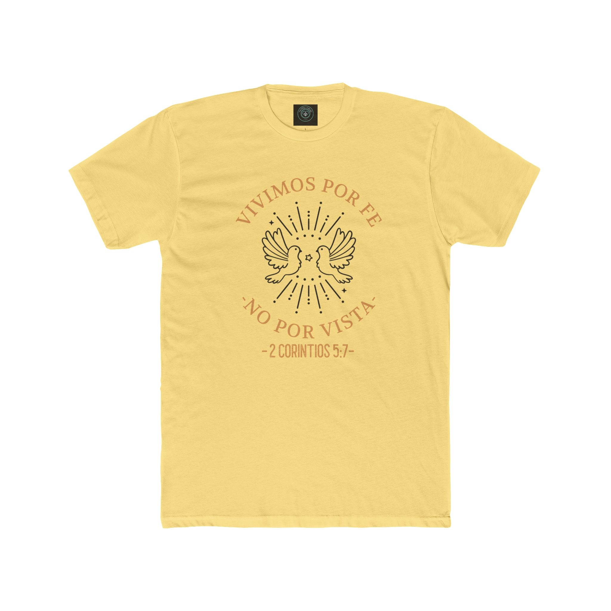Spanish Faith Tee - Vivimos por Fe, not por Vista - Unisex Cotton Crew