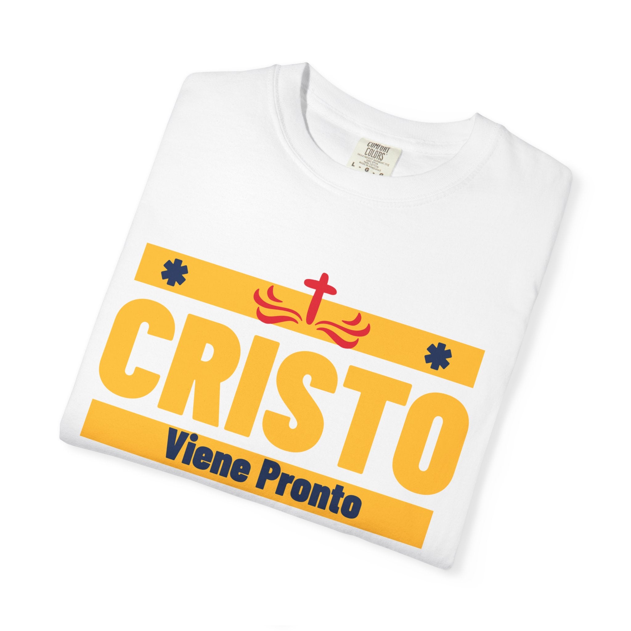 Cristo Viene Pronto Español Faith-Unisex Tee unisex, Family Spiritual Gift, Casual Wear, Perfect for couples or Family Para Hombre y Mujer, Christian Attire