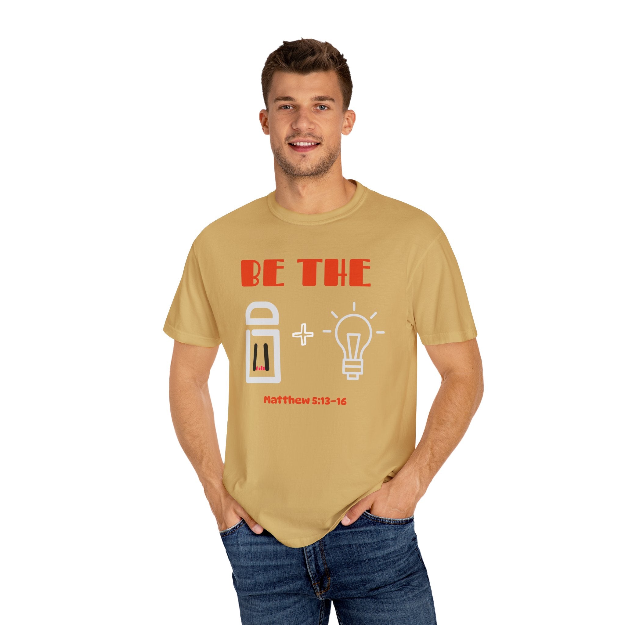 Salt and Light Unisex Tee - Matthew 5:13–16 Bible Verse Shirt. Ideal fro Gifts, Church, Bible Study, Couples.