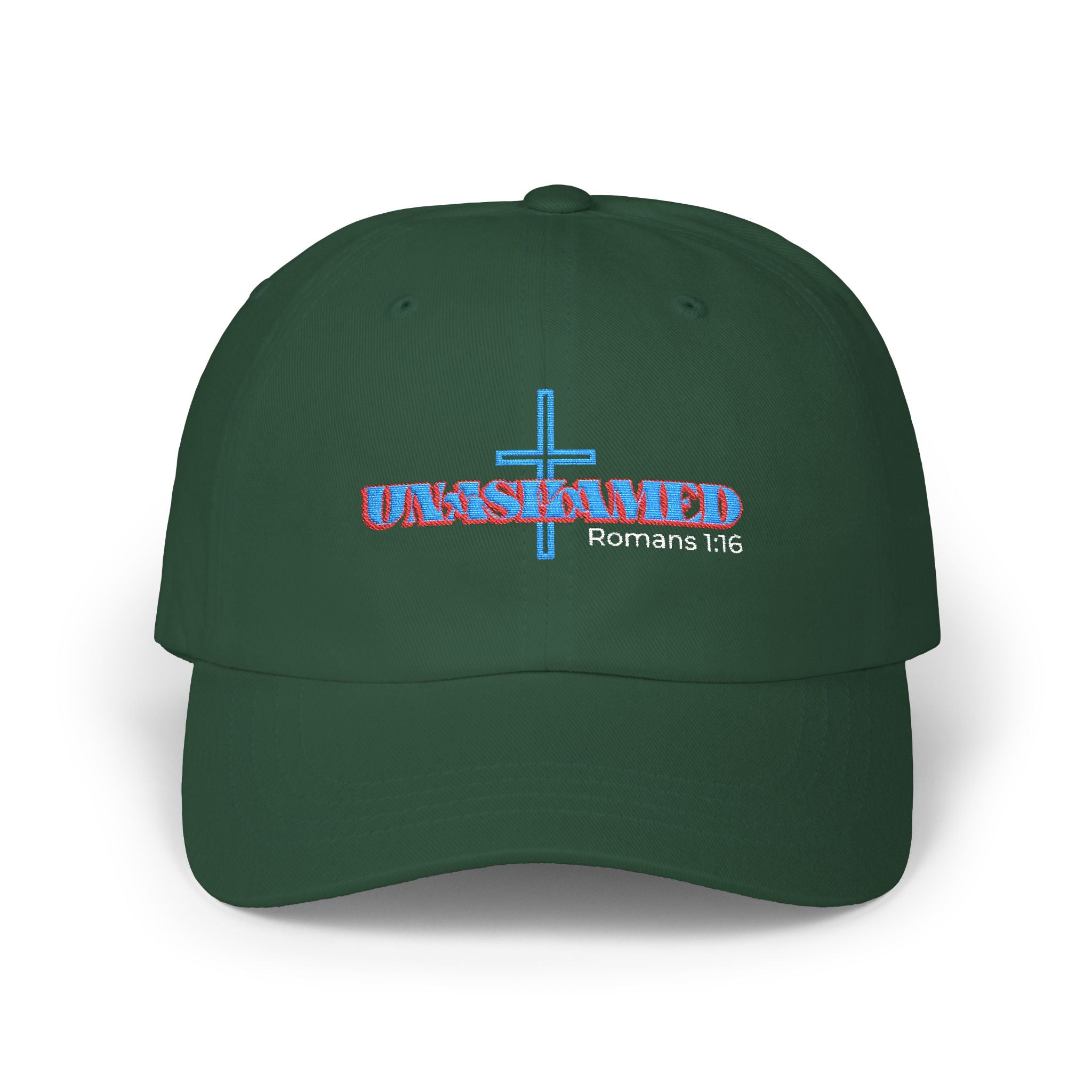 Embroidered Gospel of Jesus Christ Cap. Romans 1:16