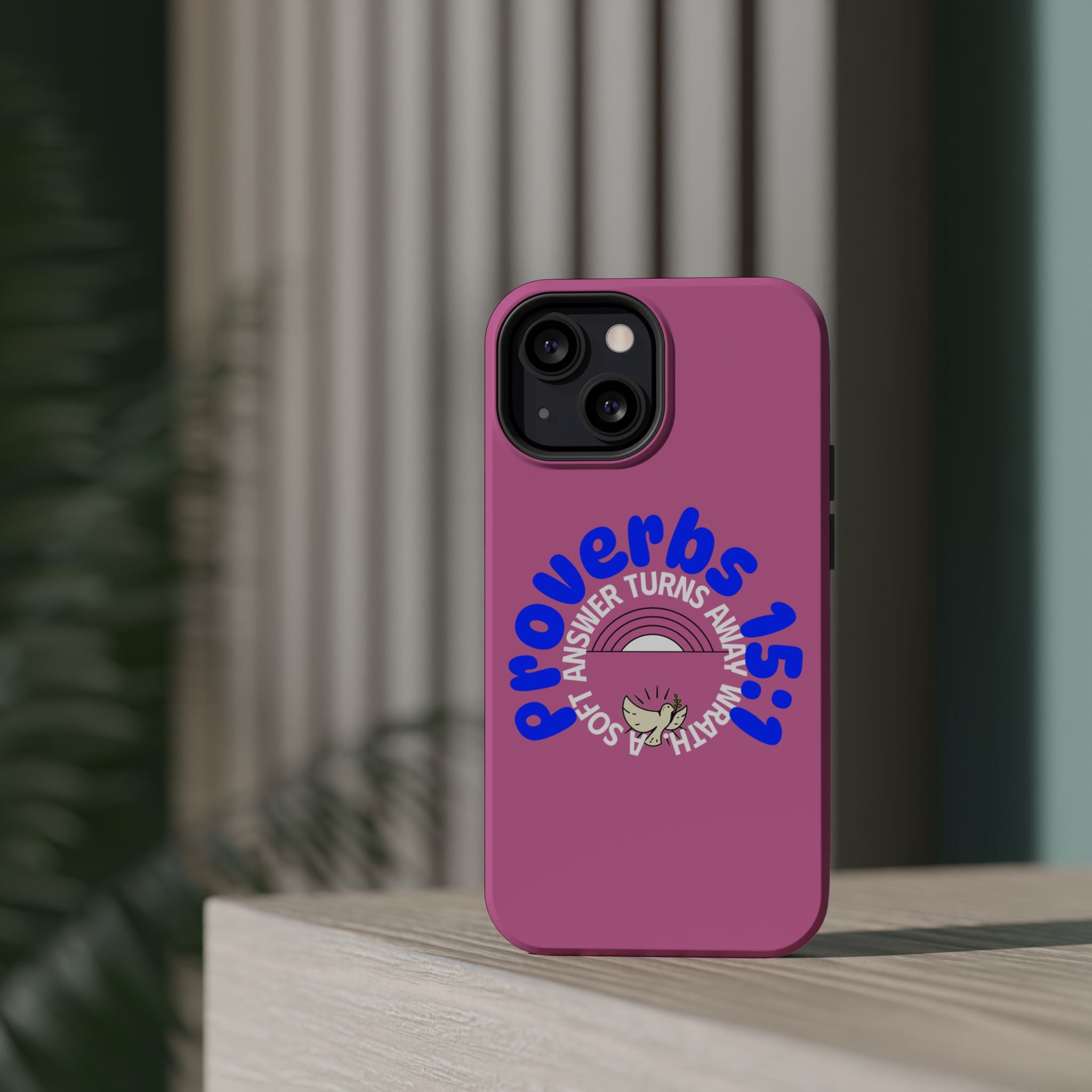 Stylish Magnetic Phone Case Proverbs verse Christian theme - Perfect Gift for Friends, Unique Phone Accessories, Trendy Cases for Her, Personalized Mobile Covers, [...]