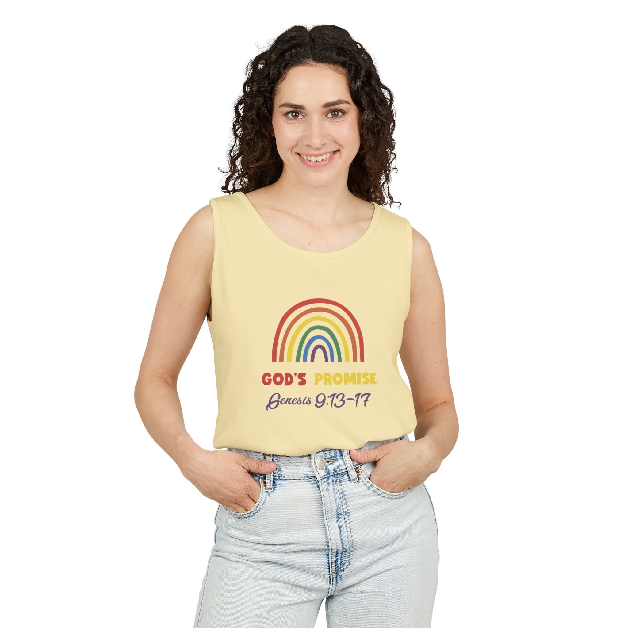 Tank Top God Promise Tee for Her - Genesis 9:13:17