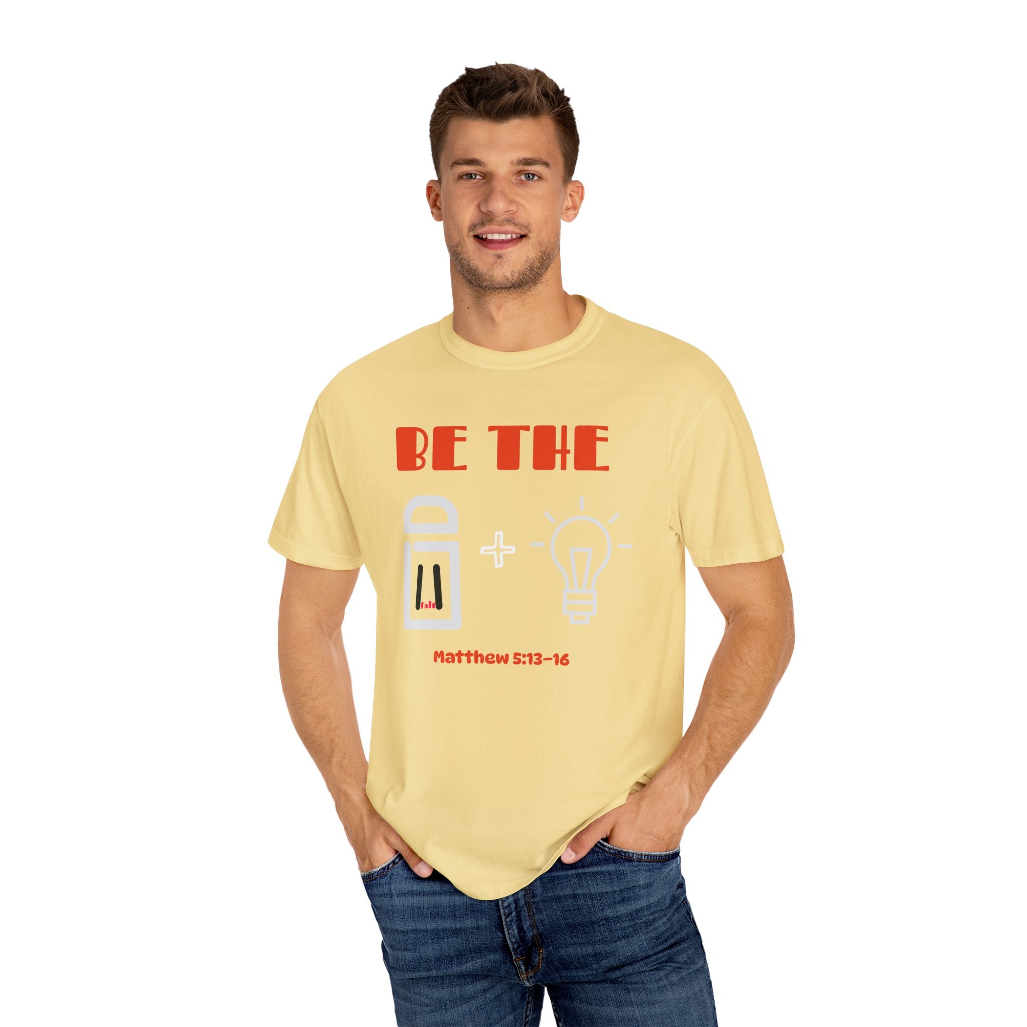 Salt and Light Unisex Tee - Matthew 5:13–16 Bible Verse Shirt. Ideal fro Gifts, Church, Bible Study, Couples.