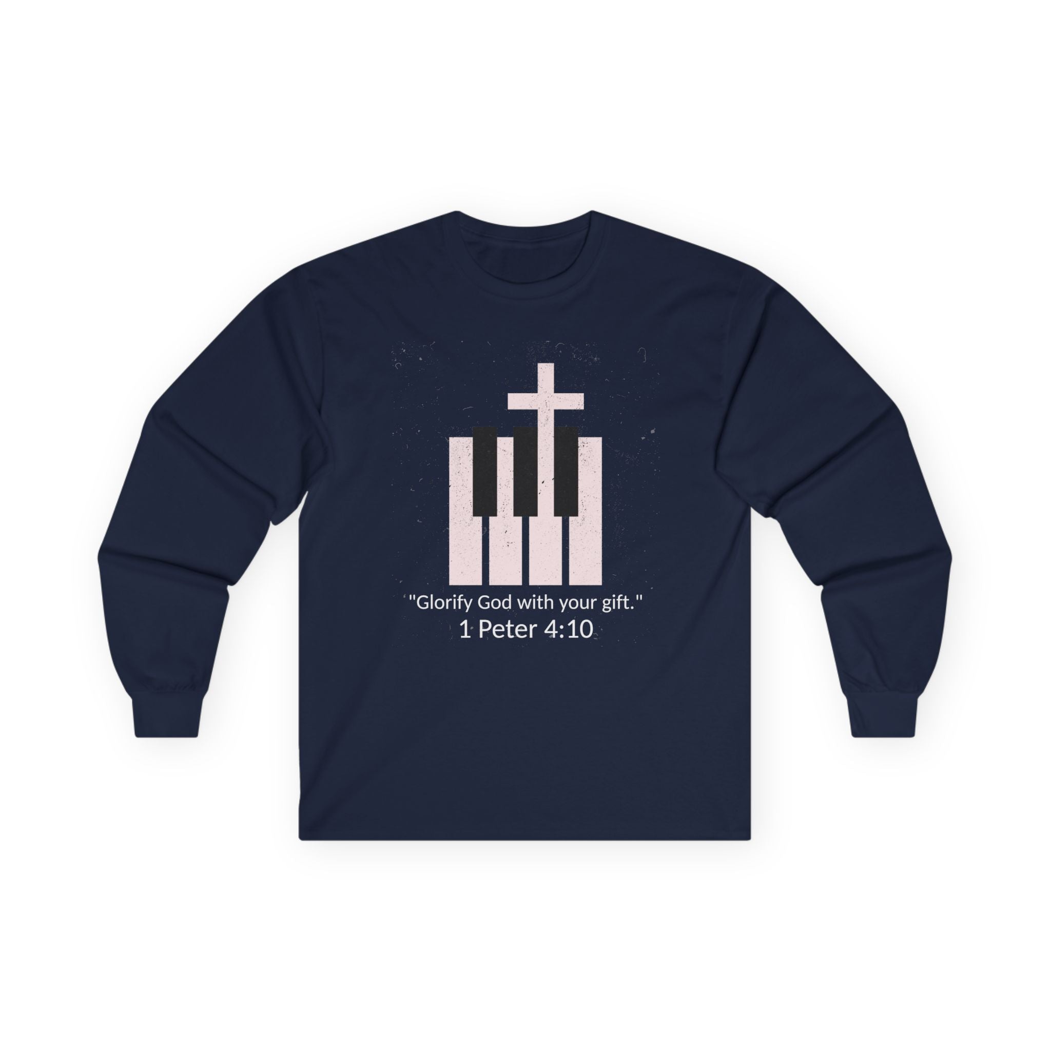 Long Sleeve Unisex Tshirt - Glorify God with Your Gift, Christian Apparel, Biblical Quote Shirt, Gift for Believers, Worship Wear