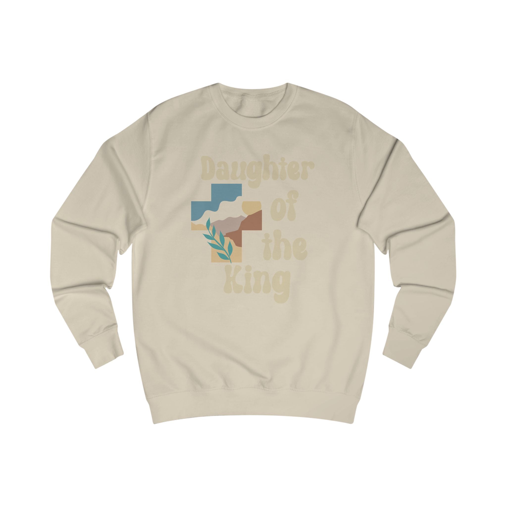 Daughter of the King Unisex Sweatshirt, Christian Apparel, Inspirational Gift, Cozy Sweatshirt, Faith-Based Fashion