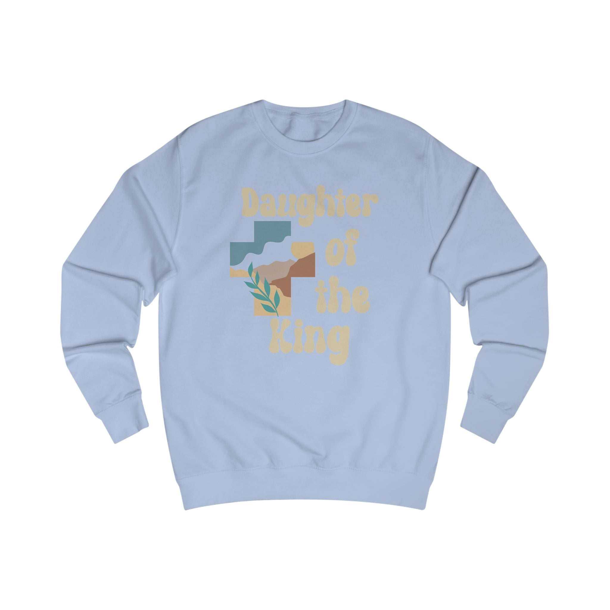 Daughter of the King Unisex Sweatshirt, Christian Apparel, Inspirational Gift, Cozy Sweatshirt, Faith-Based Fashion