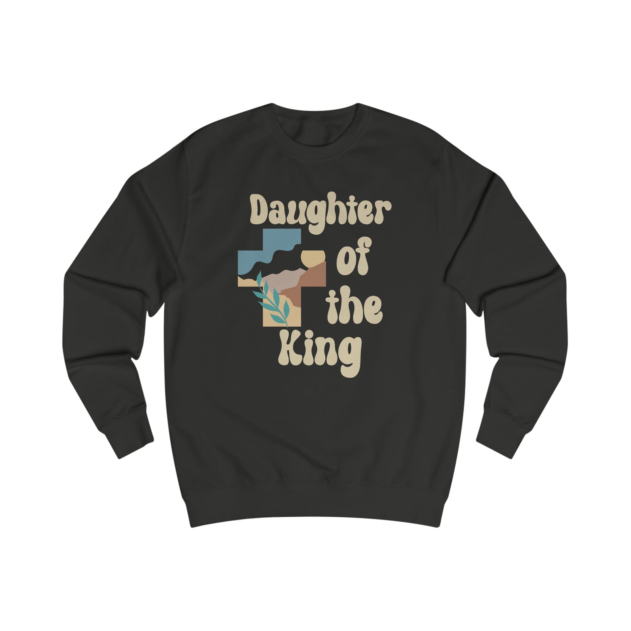 Daughter of the King Unisex Sweatshirt, Christian Apparel, Inspirational Gift, Cozy Sweatshirt, Faith-Based Fashion