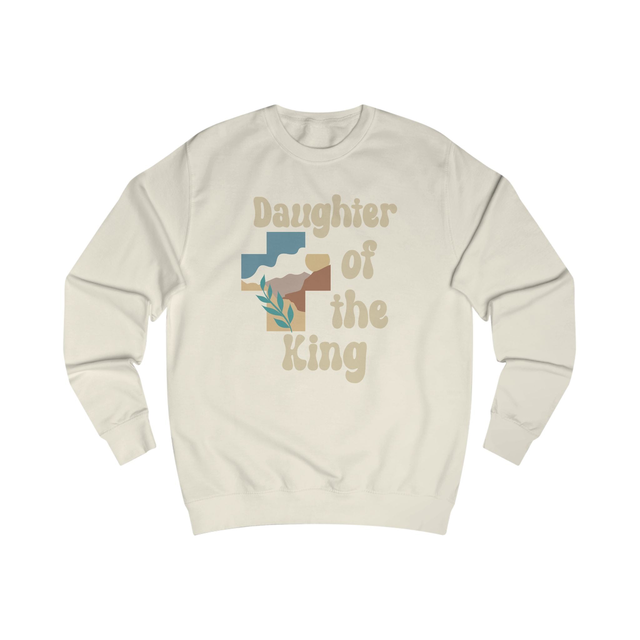 Daughter of the King Unisex Sweatshirt, Christian Apparel, Inspirational Gift, Cozy Sweatshirt, Faith-Based Fashion