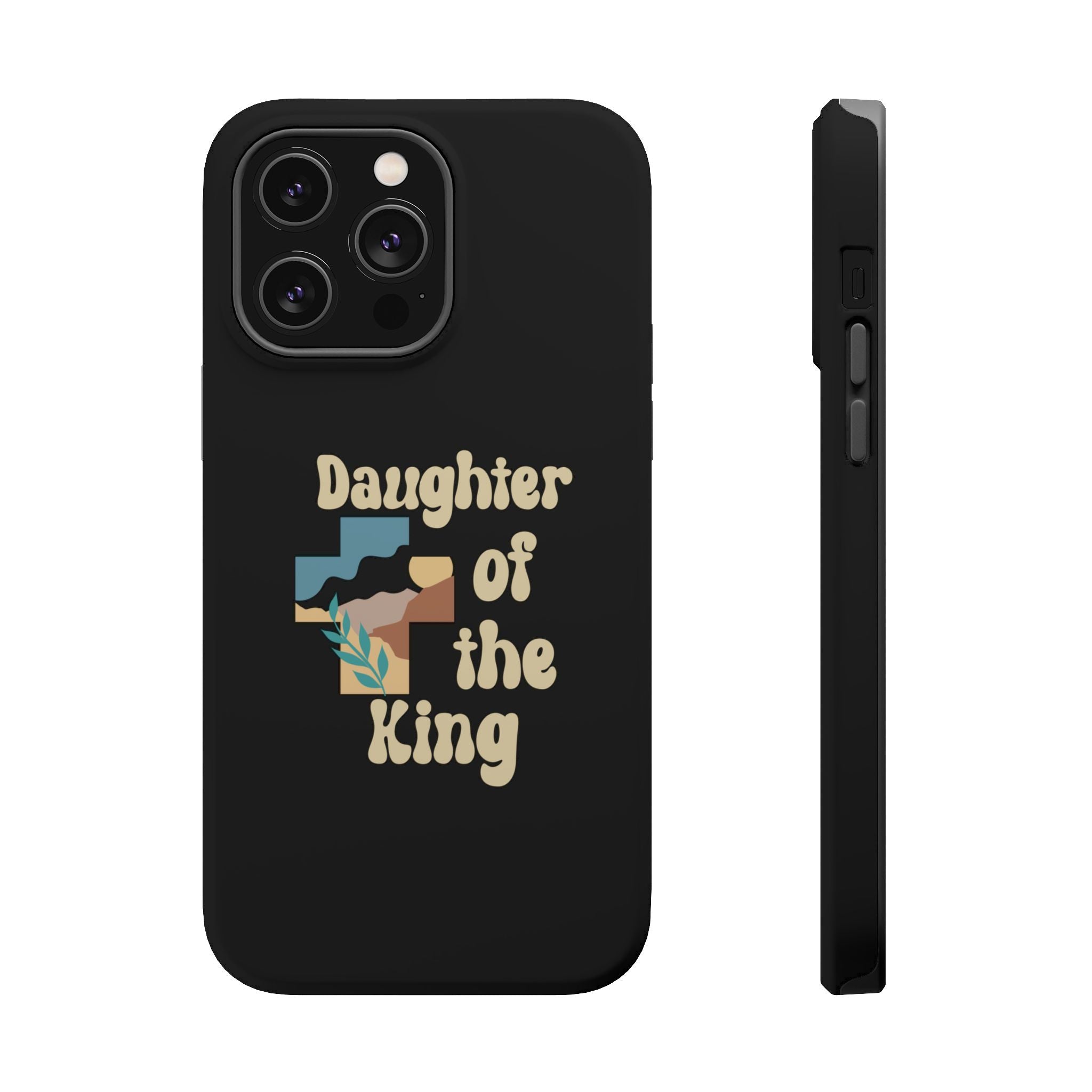 Daughter of the King - Magnetic Phone Case Christian theme - Perfect Gift for Friends, Unique Phone Accessories, Trendy Cases for Her, Personalized Mobile Covers, [...]