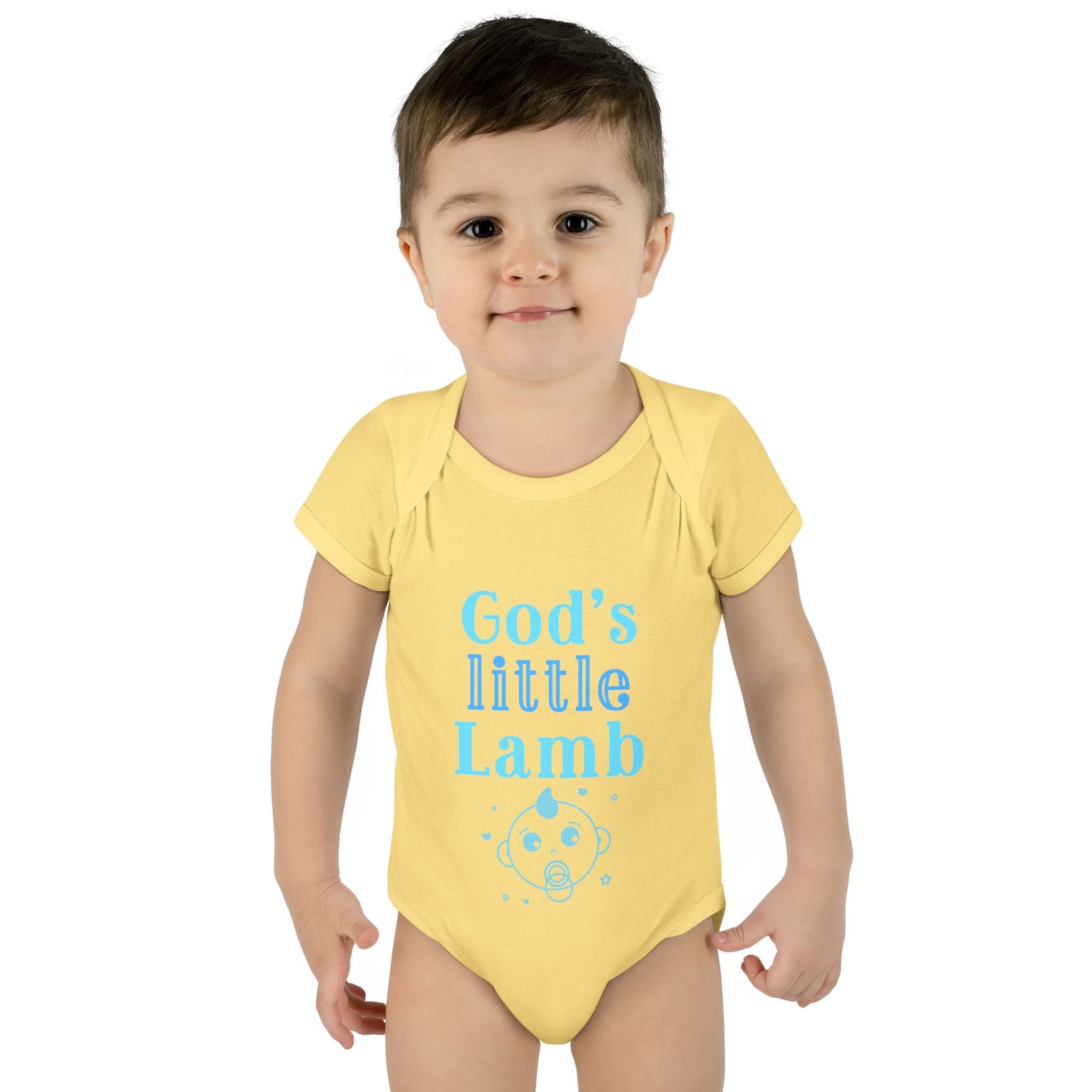 God's Little Lamb Infant Bodysuit, Cute Baby Outfit, Baby Shower Gift, Newborn Clothes, Christian Baby Apparel