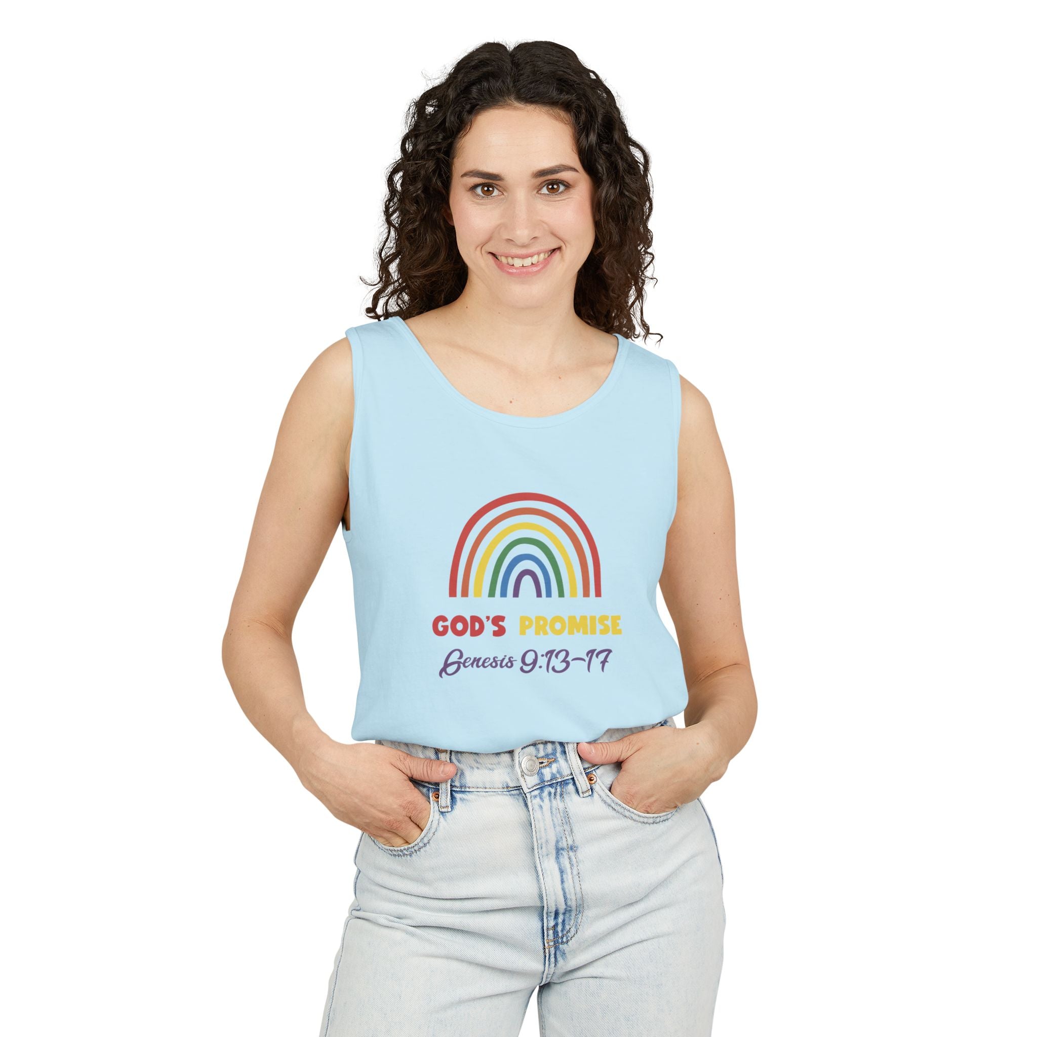 Tank Top God Promise Tee for Her - Genesis 9:13:17