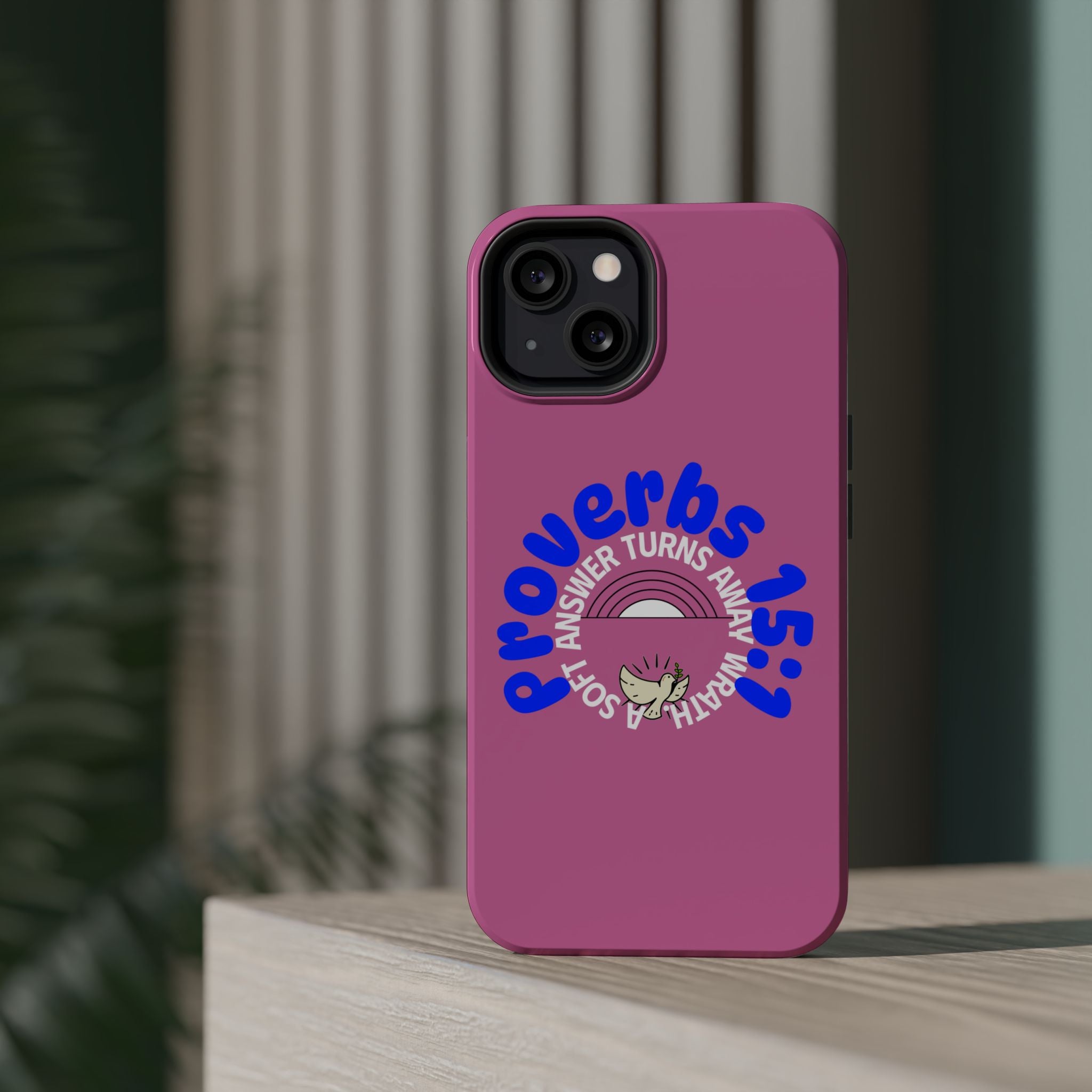 Stylish Magnetic Phone Case Proverbs verse Christian theme - Perfect Gift for Friends, Unique Phone Accessories, Trendy Cases for Her, Personalized Mobile Covers, [...]