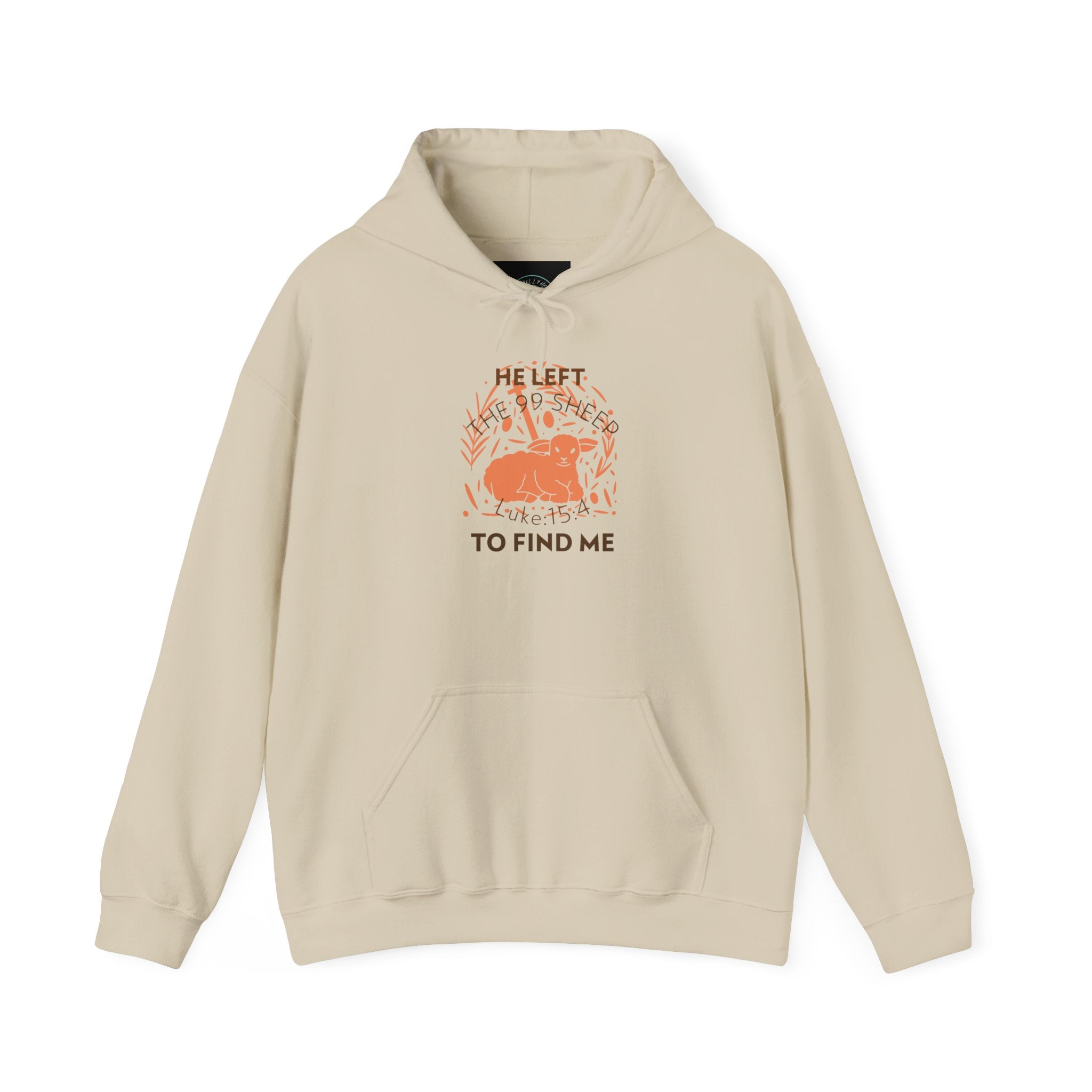 Faith-Inspired Christian Unisex Hoodie - The lost Sheep, 99 Sheep - Comfort Meets Inspiration, Casual Wear, Gifts for Friends, Family, Spiritual Occasions, Cozy Everyday Wear