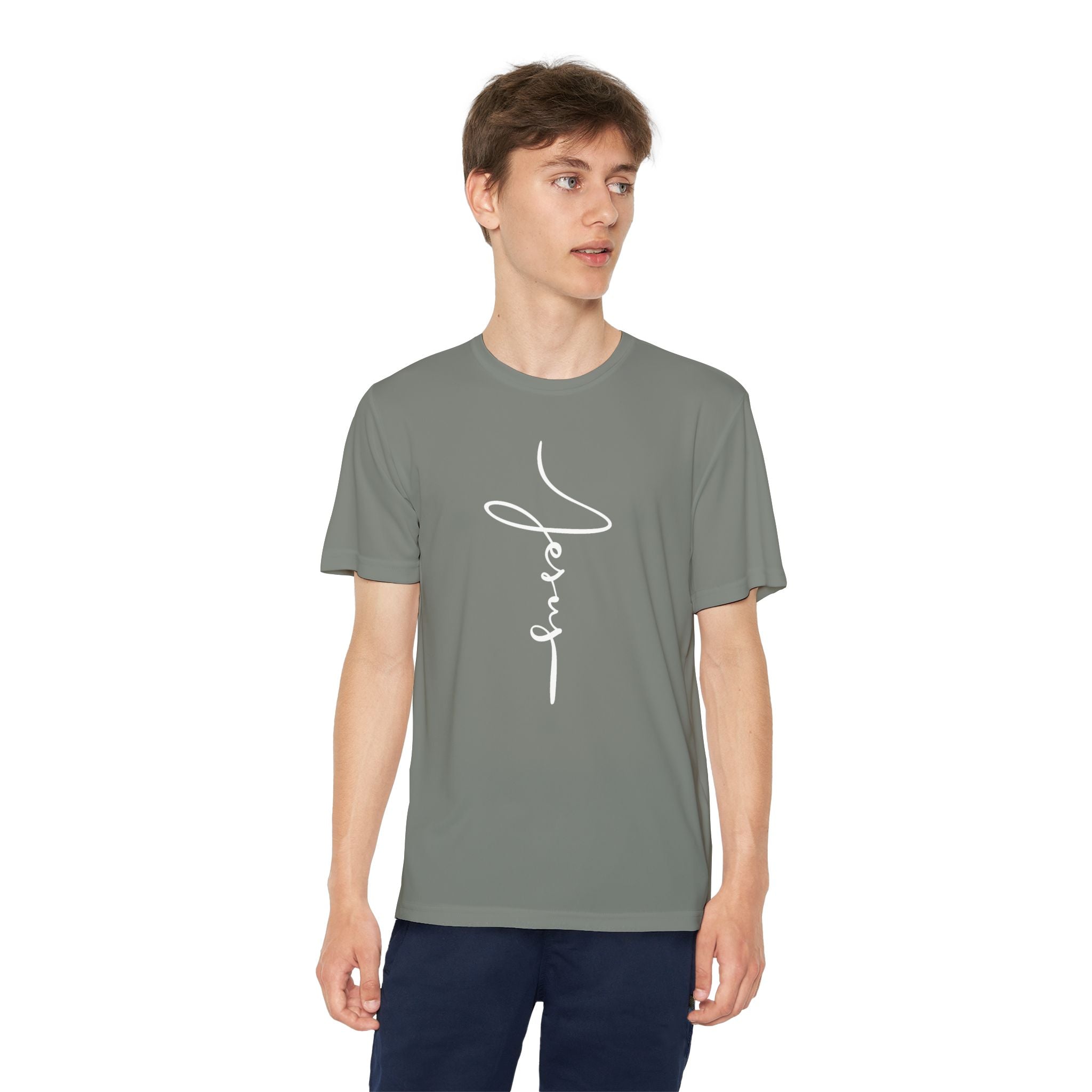 Jesus Youth Girl Competitor Tee, Inspirational Youth Family T-Shirt, Motivational Sports Tee,  Gift for Young Girls, Encouragement Top