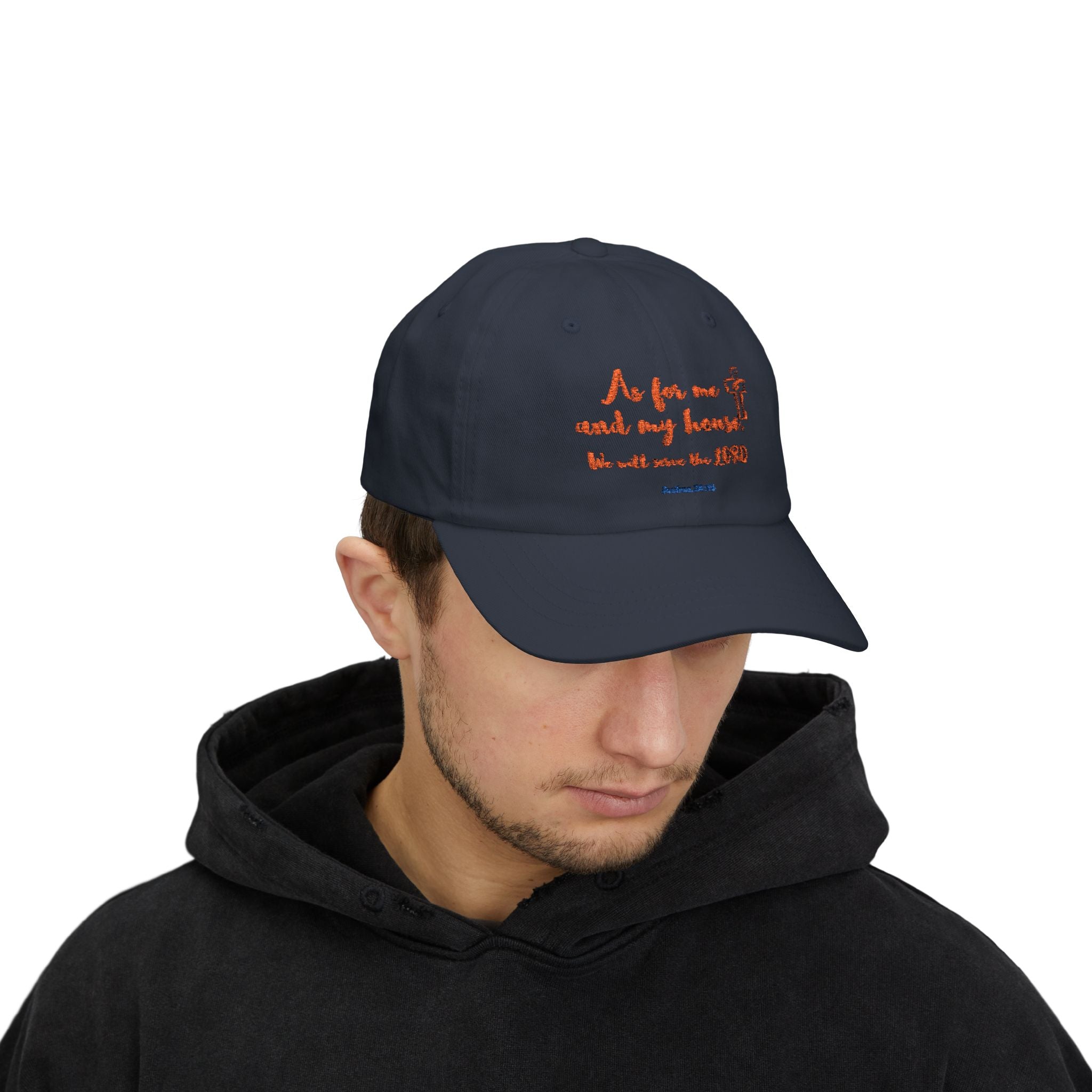 As for Me and My House Cap, Classic Dad Cap with Scripture, Christian Faith Accessories, Gift for Him, Father's Day Cap