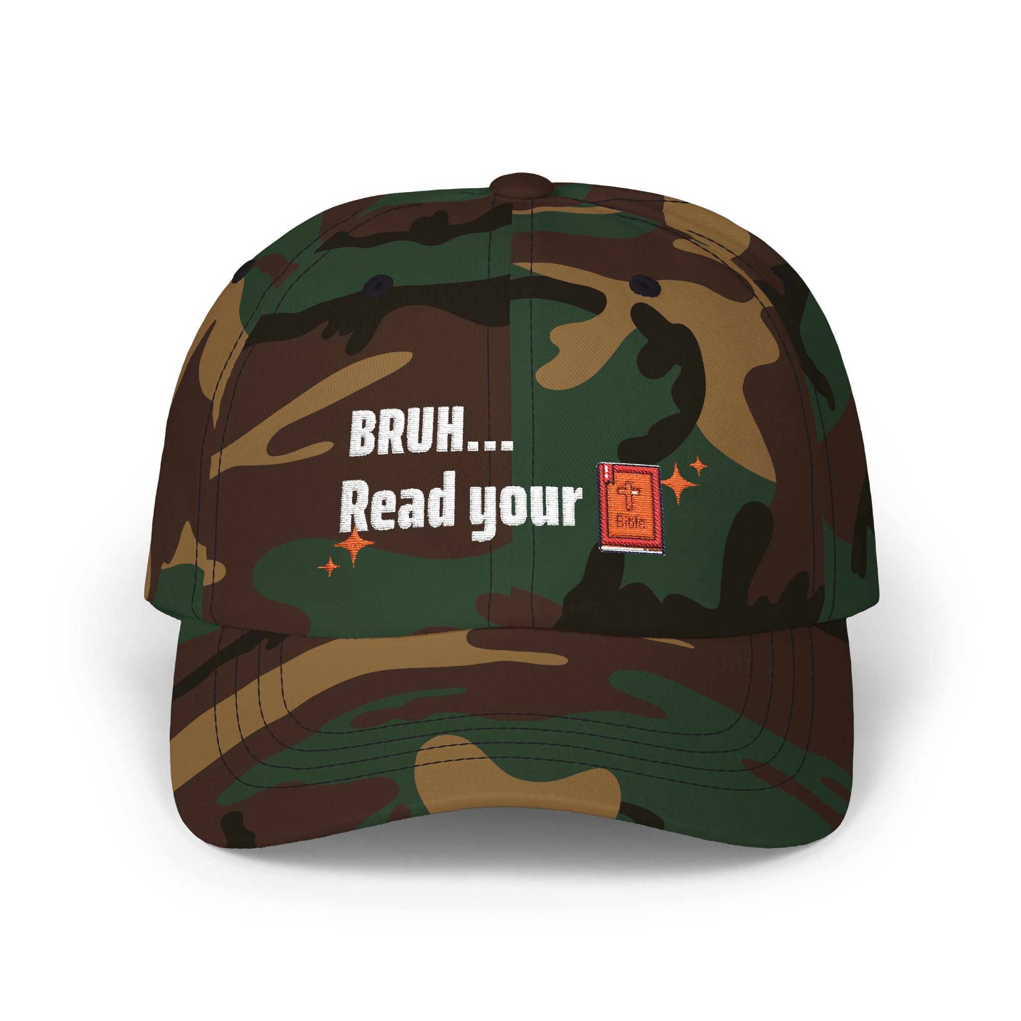 Funny Cap - Bruh, Read your Bible | Casual Hat | Gift for Dads, brothers, friends | Vintage Style Hat | Birthday Gift
