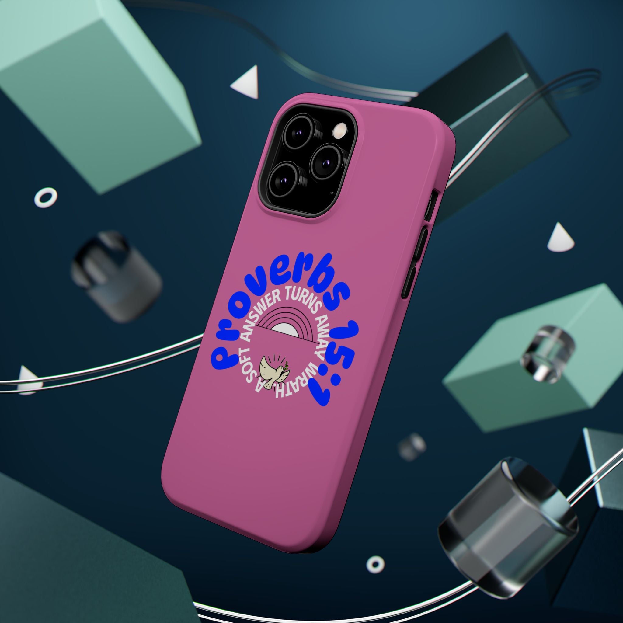 Stylish Magnetic Phone Case Proverbs verse Christian theme - Perfect Gift for Friends, Unique Phone Accessories, Trendy Cases for Her, Personalized Mobile Covers, [...]