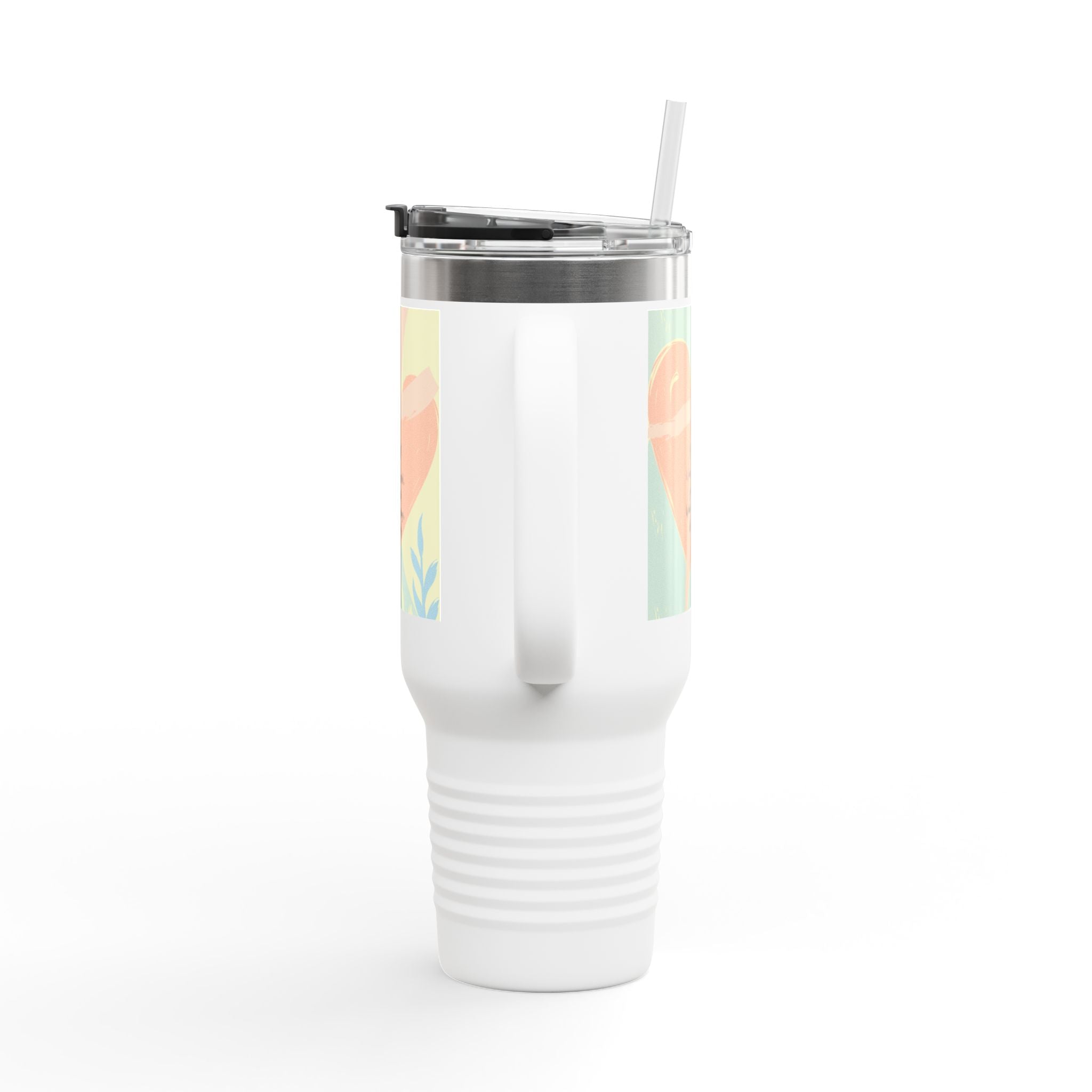 Inspirational Insulated Travel Mug God's Work, Motivational Drinkware, 40oz Tumbler for Teens, Church Gift, Inspirational Quote Mug