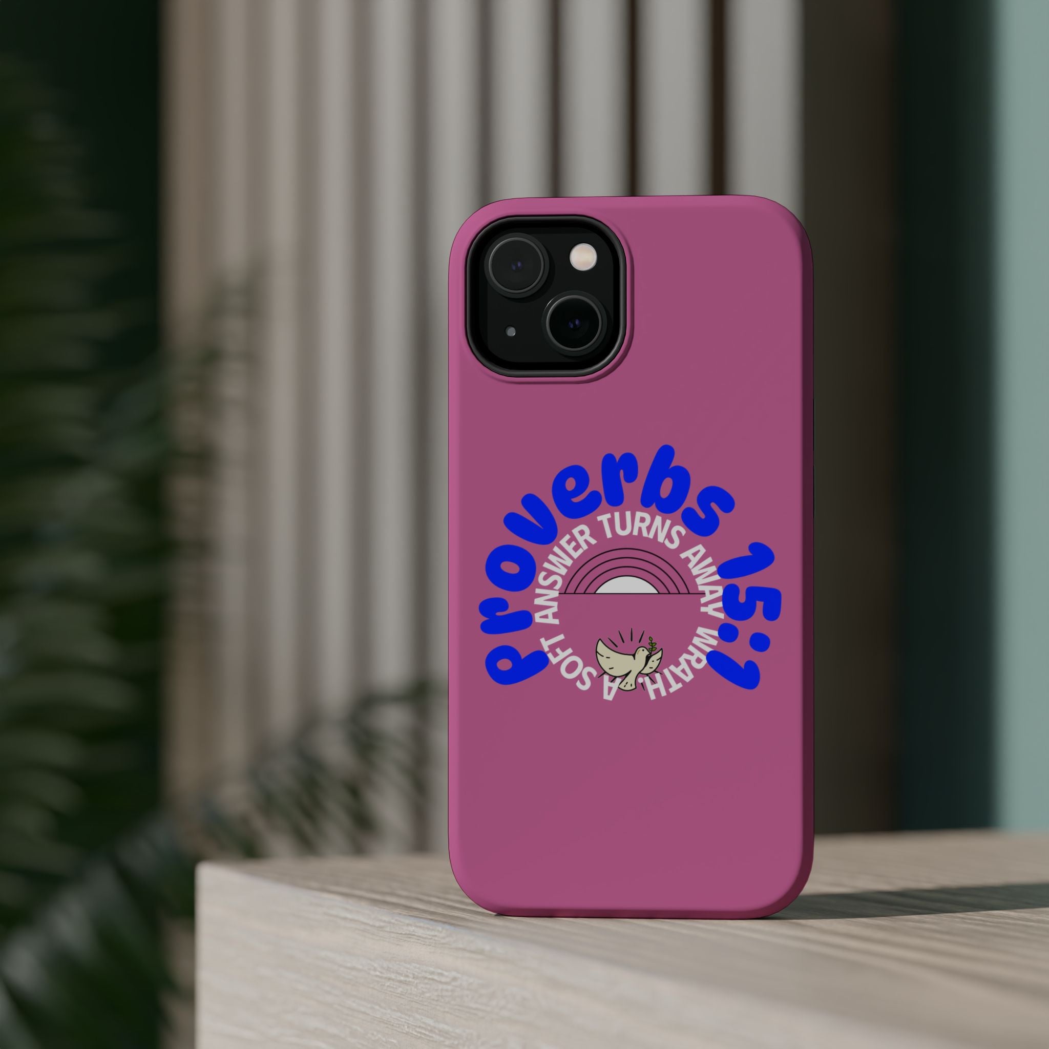 Stylish Magnetic Phone Case Proverbs verse Christian theme - Perfect Gift for Friends, Unique Phone Accessories, Trendy Cases for Her, Personalized Mobile Covers, [...]
