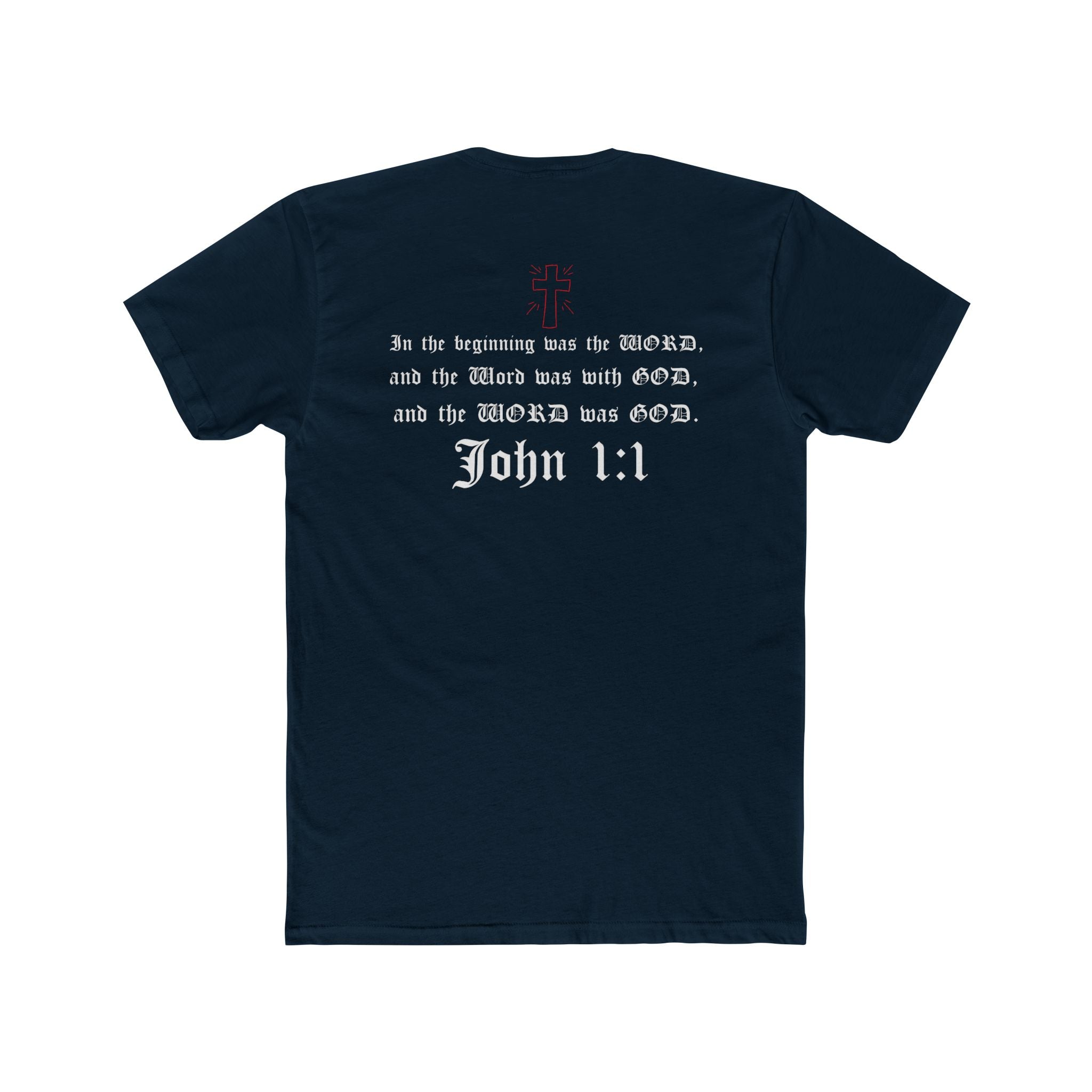Unisex Faith-Inspired Cotton Crew Tee, Bible Verse Tee, Christian T-Shirt, Inspirational Apparel, Gift for Believers