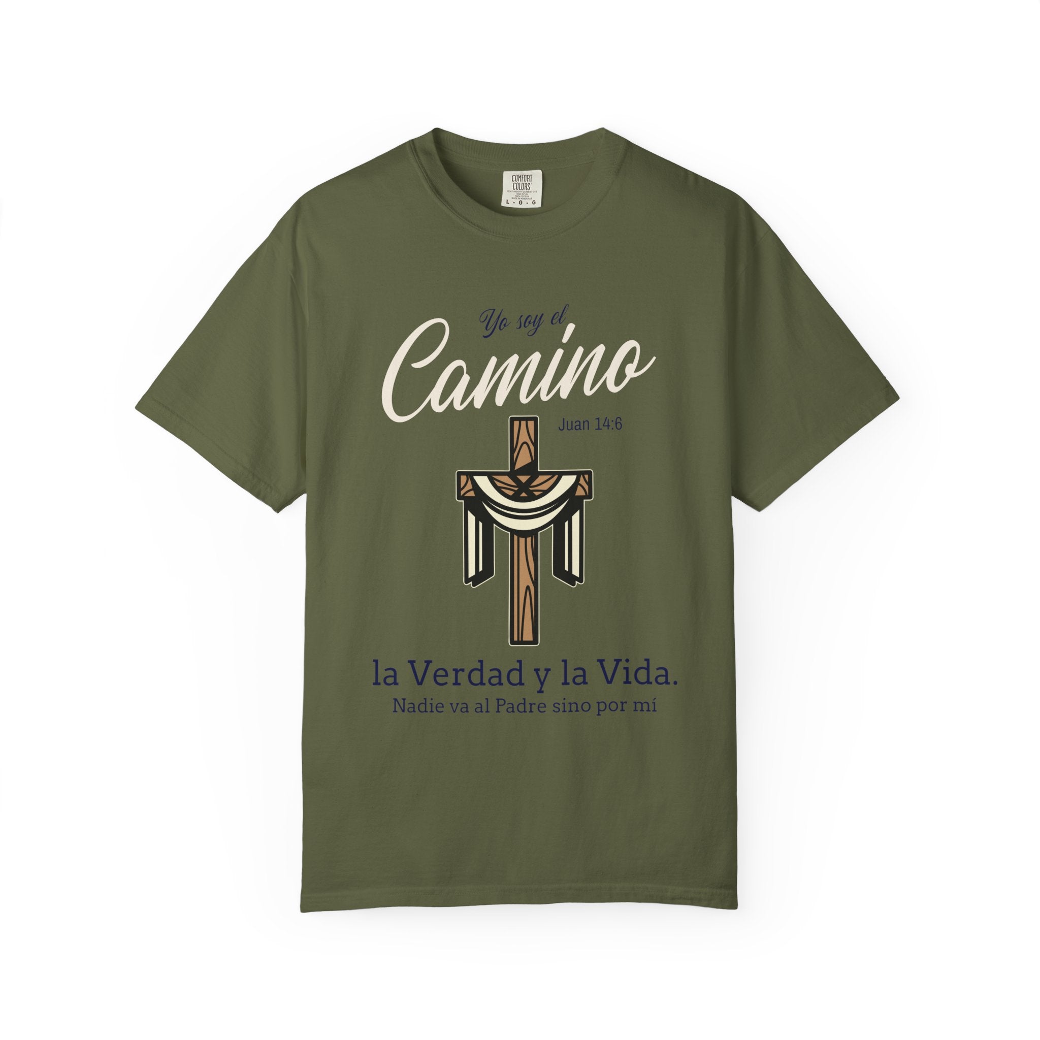 Unisex T-shirt Spanish Religious Quote Juan 14:6 - Yo soy el Camino Y La Verda.