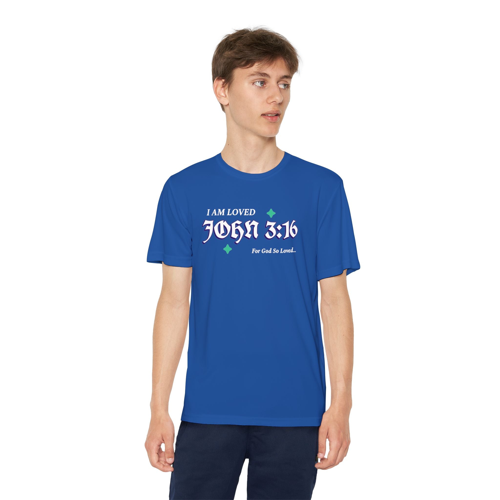 Youth Tee John 3:16 for Boys or Girls - Perfect for Youth Groups and Family