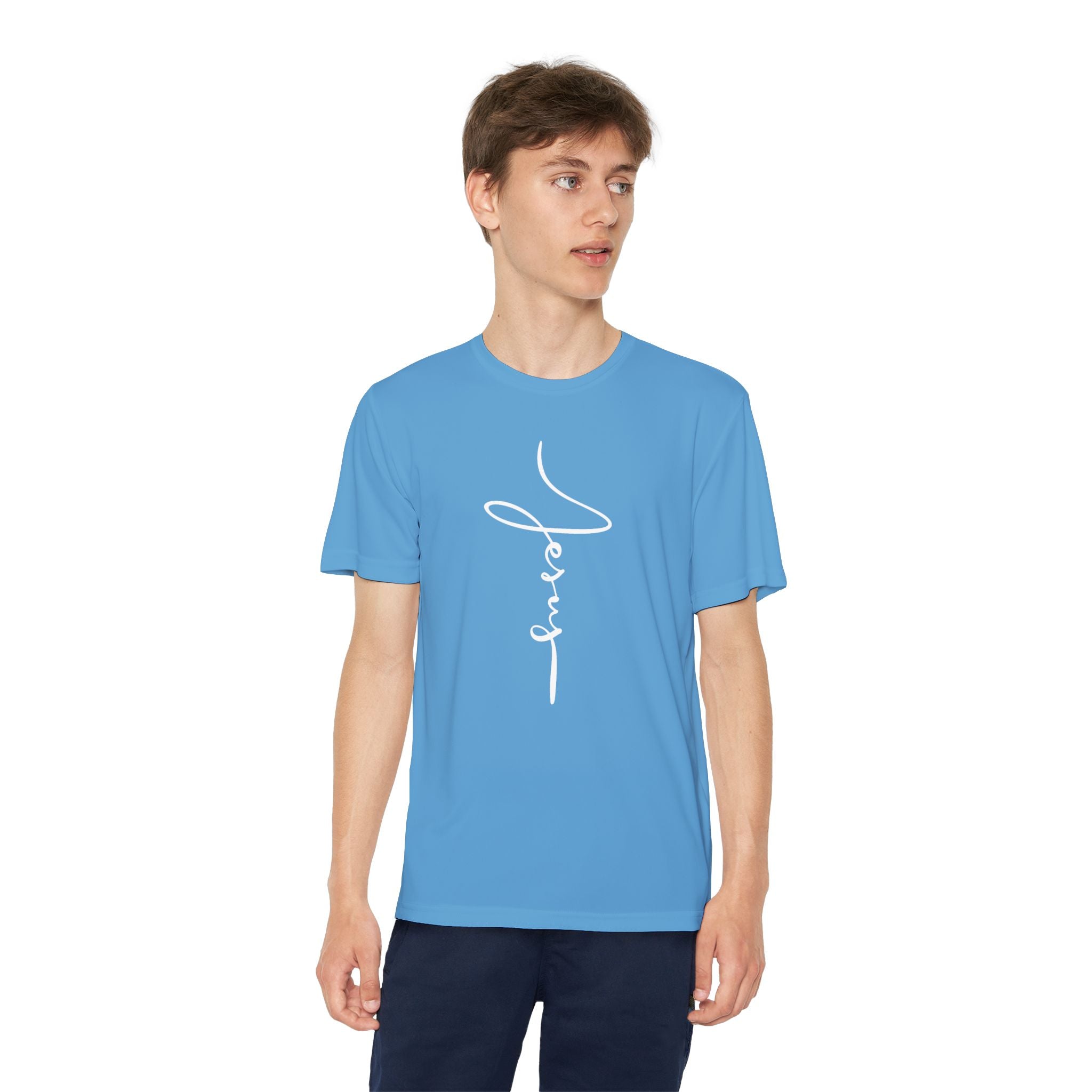Jesus Youth Girl Competitor Tee, Inspirational Youth Family T-Shirt, Motivational Sports Tee,  Gift for Young Girls, Encouragement Top