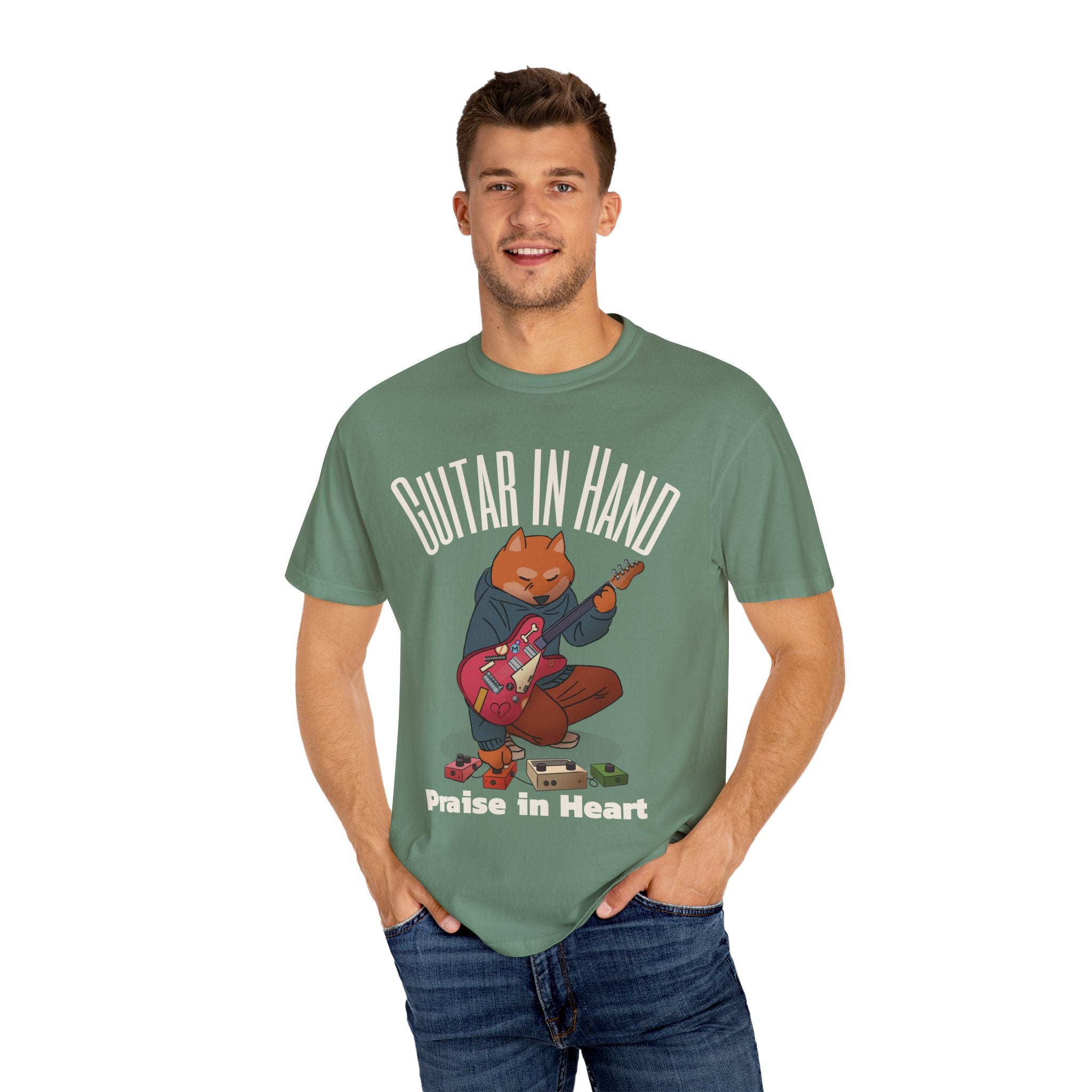 Guitar players Faith-Unisex Tee unisex, Guitar music, church and worship Spiritual Gift, Casual Wear, perfect for musician Christian Attire