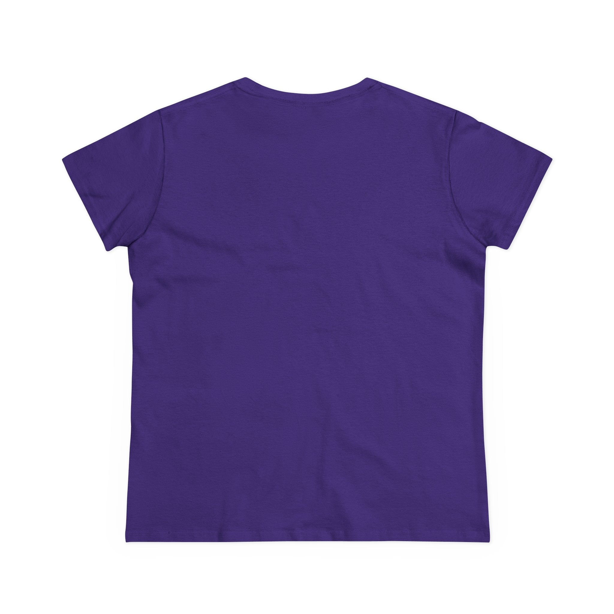 Cotton Tee for Ladies - Pray More Worry Less - Semi-fitted