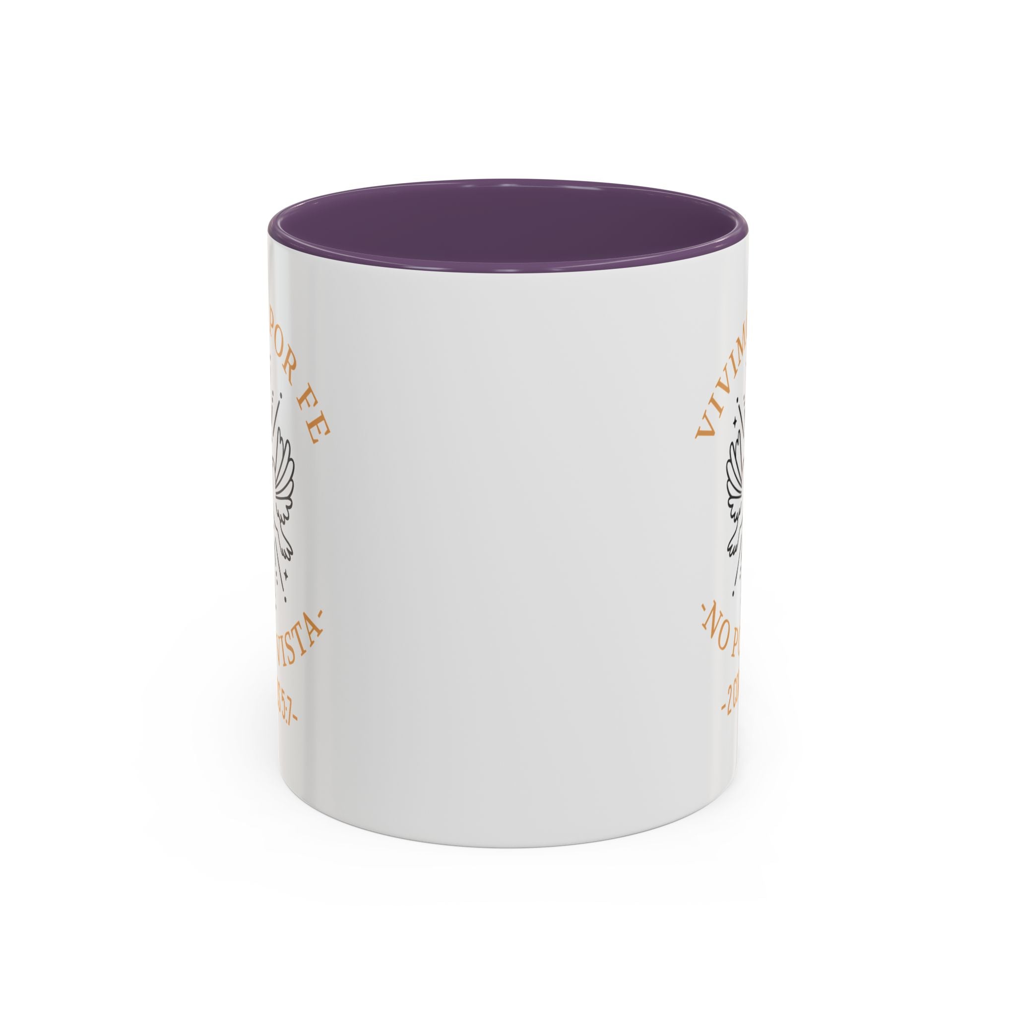 Coffee Mug Cristianos -  "Vivimos por Fe no por Vista" Taza de Cafe Fe Religiosa 11oz/15oz