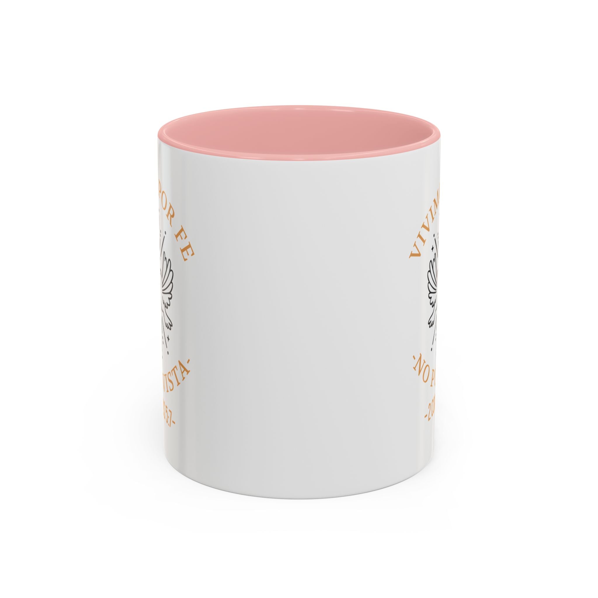 Coffee Mug Cristianos -  "Vivimos por Fe no por Vista" Taza de Cafe Fe Religiosa 11oz/15oz