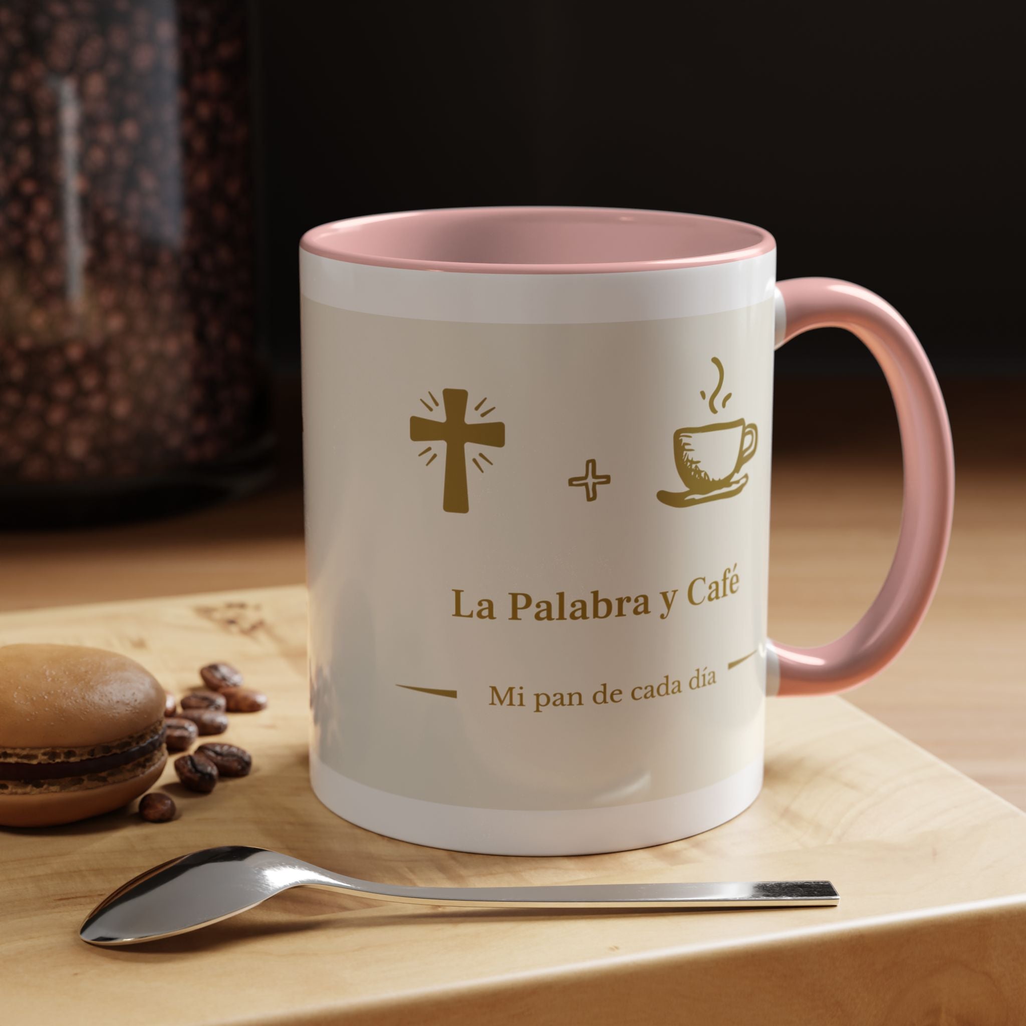 Faith-Inspired Coffee Mug - Mañana con Jesus y Cafe!
