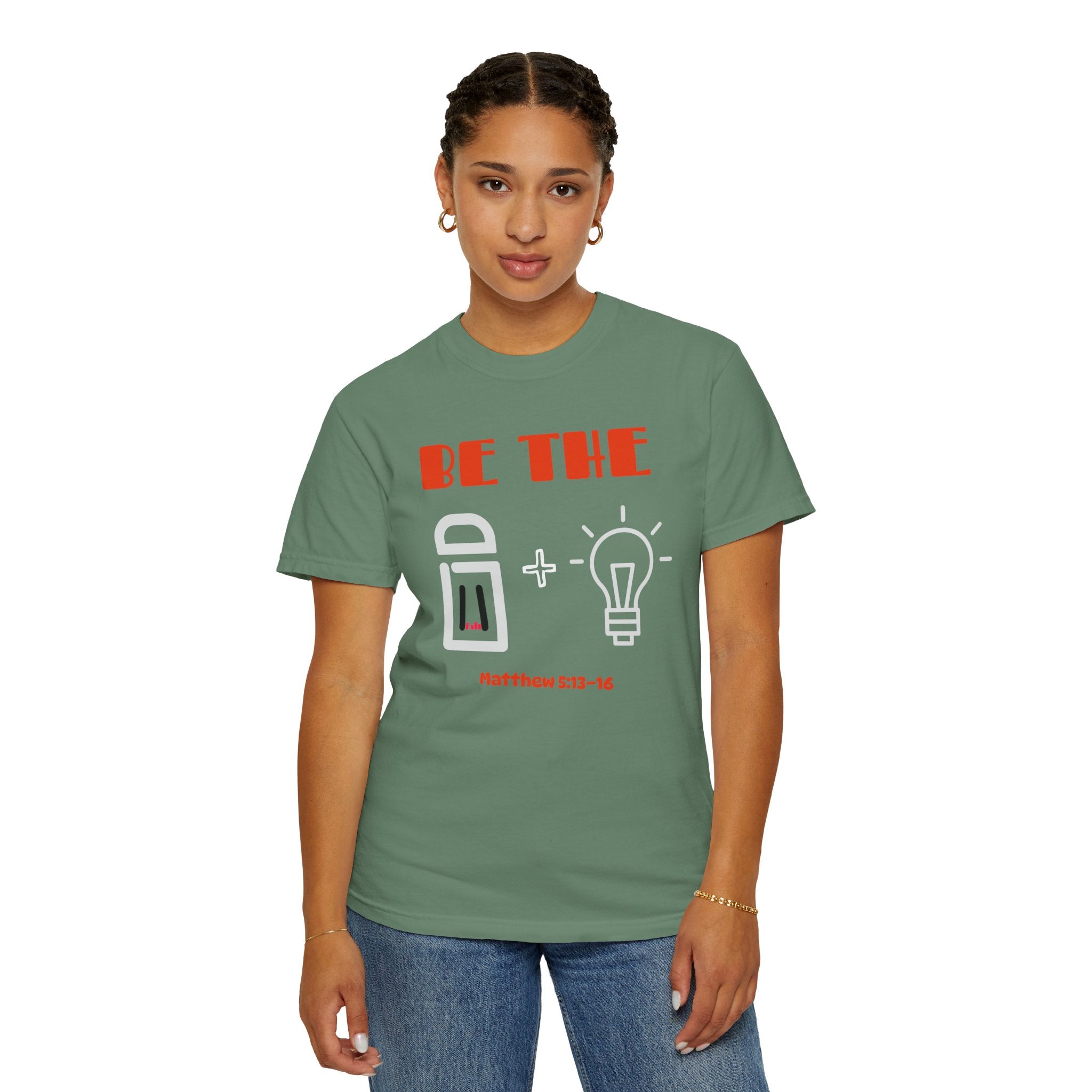 Salt and Light Unisex Tee - Matthew 5:13–16 Bible Verse Shirt. Ideal fro Gifts, Church, Bible Study, Couples.